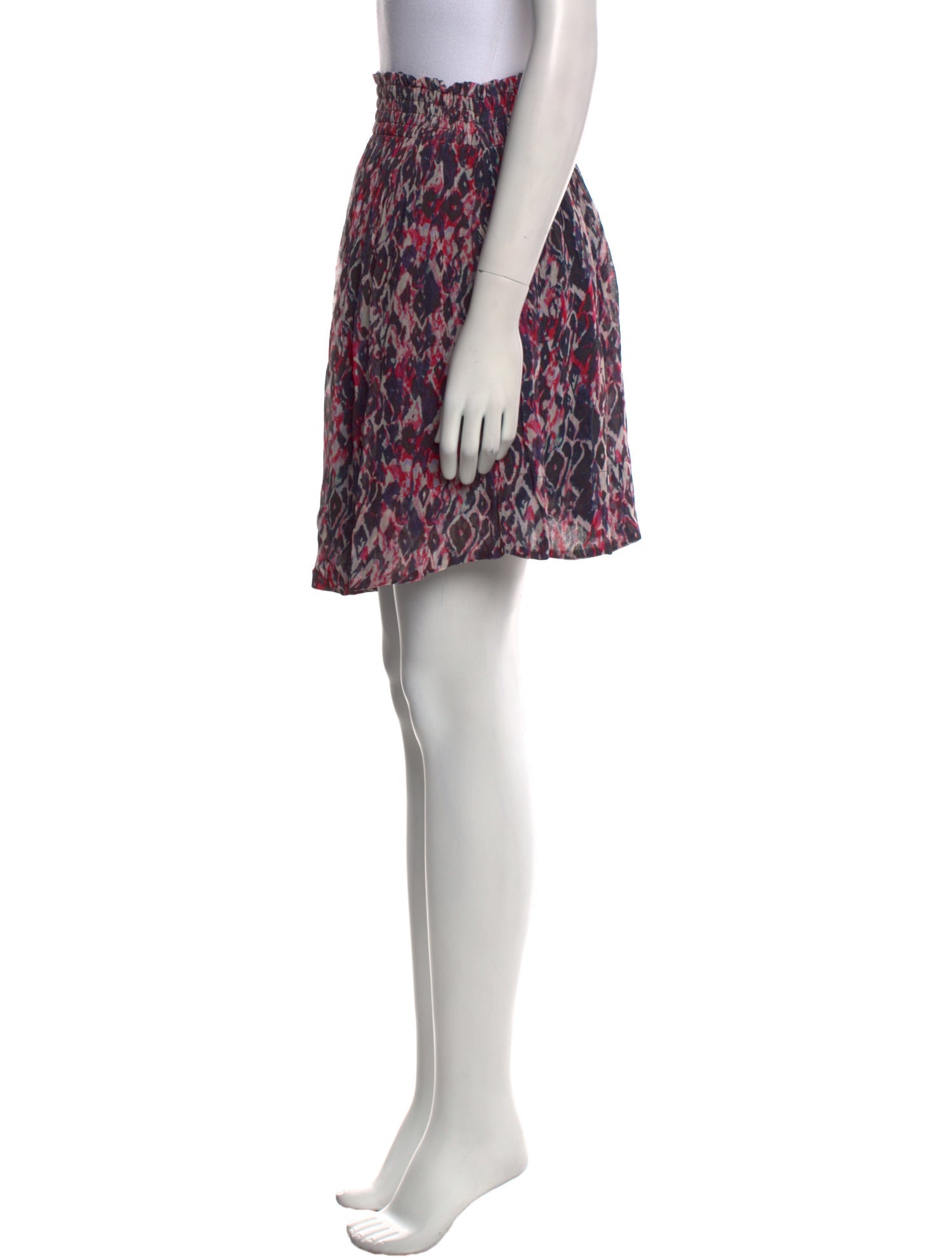 Iro Printed Mini Skirt