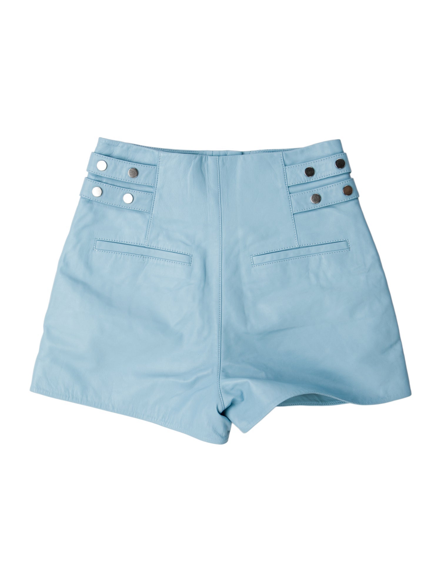 Iro Lamb Leather Mini Shorts