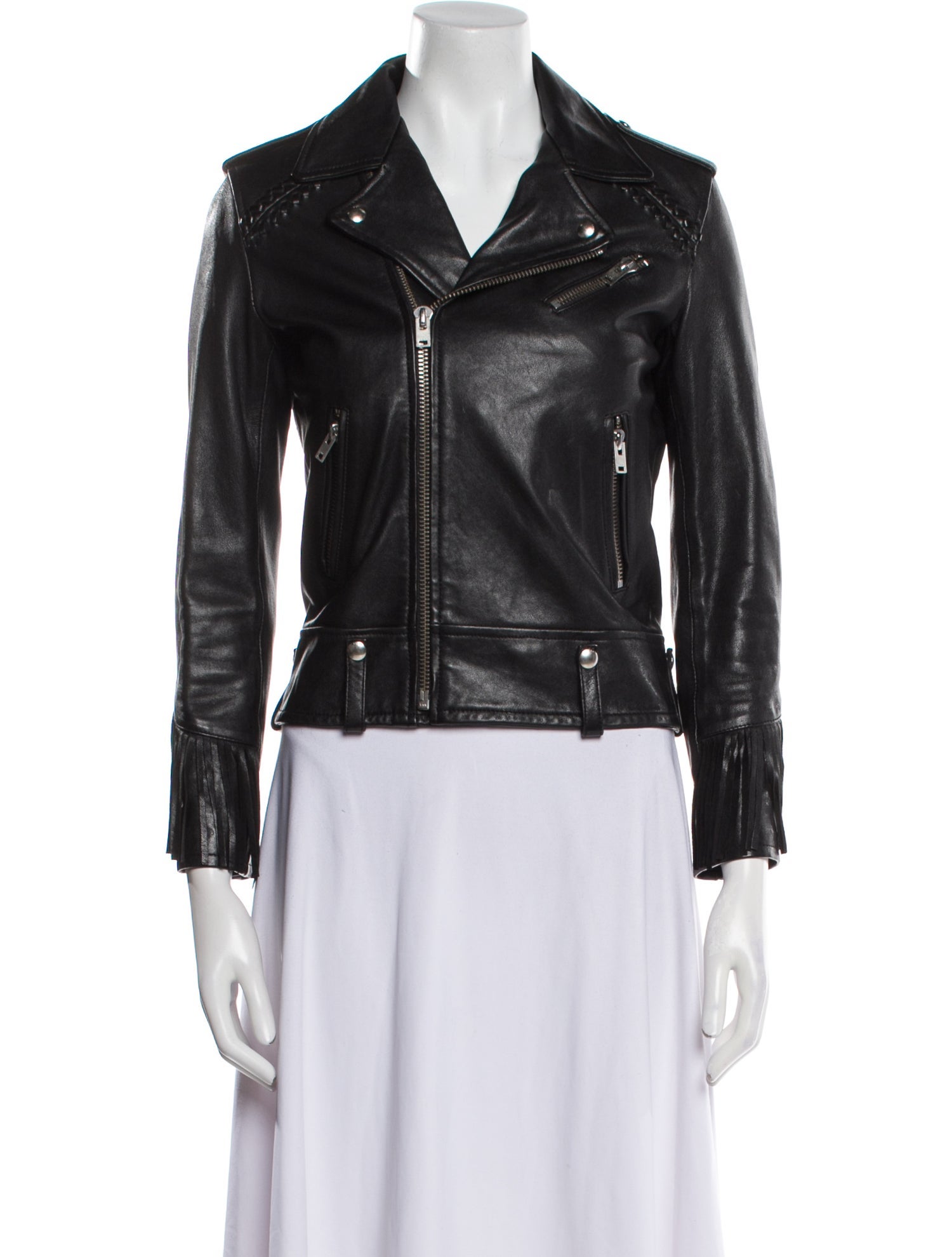 Iro Lamb Leather Biker Jacket