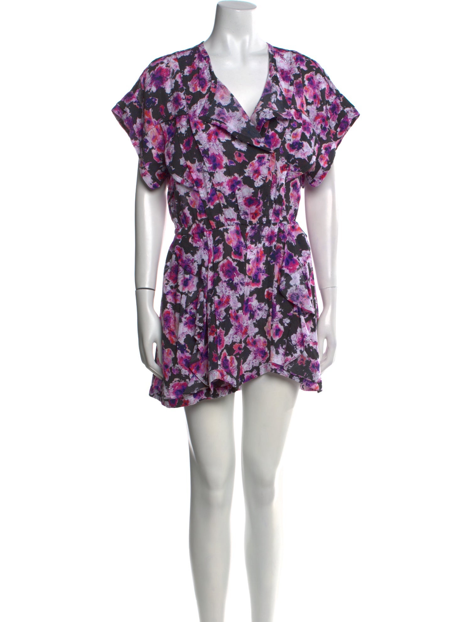 Iro Floral Print V-Neck Romper