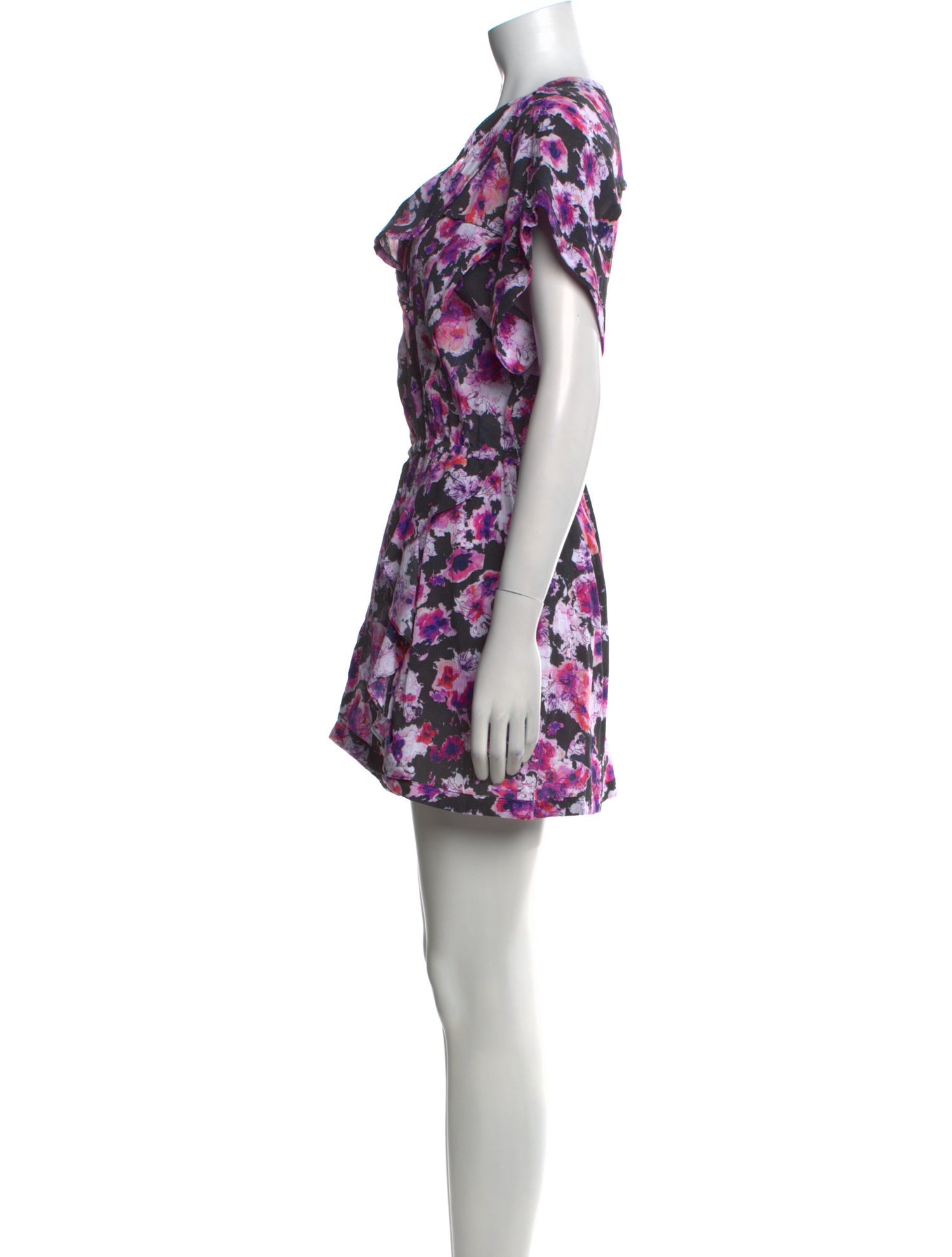 Iro Floral Print V-Neck Romper