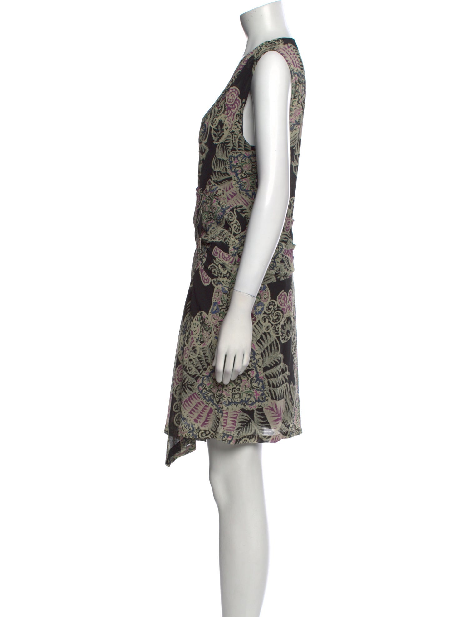 Iro Silk Knee-Length Dress