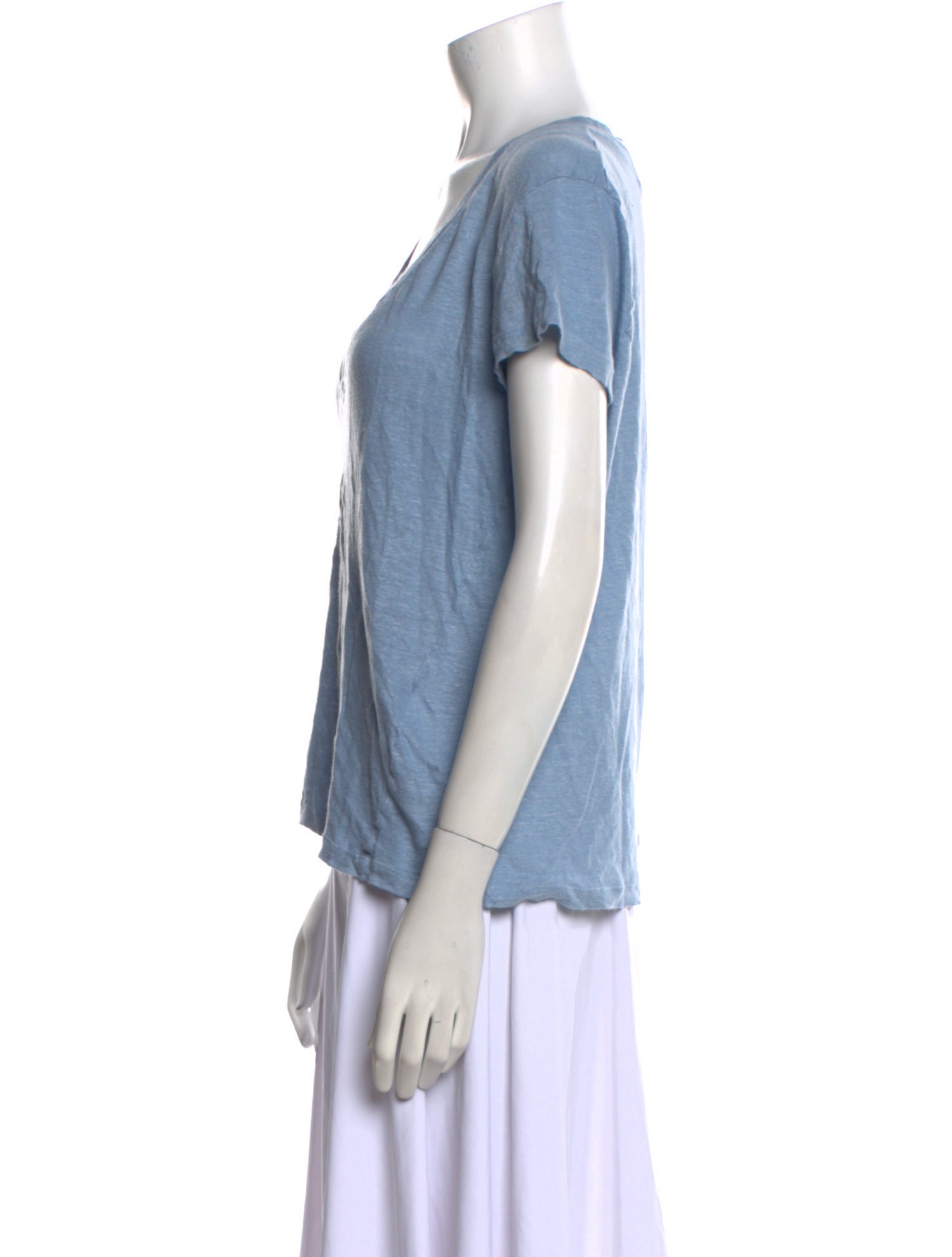 Iro Linen V-Neck T-Shirt