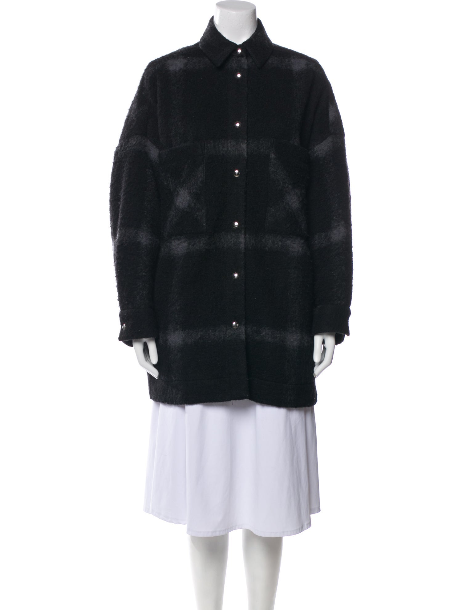 Iro Plaid Print Jacket