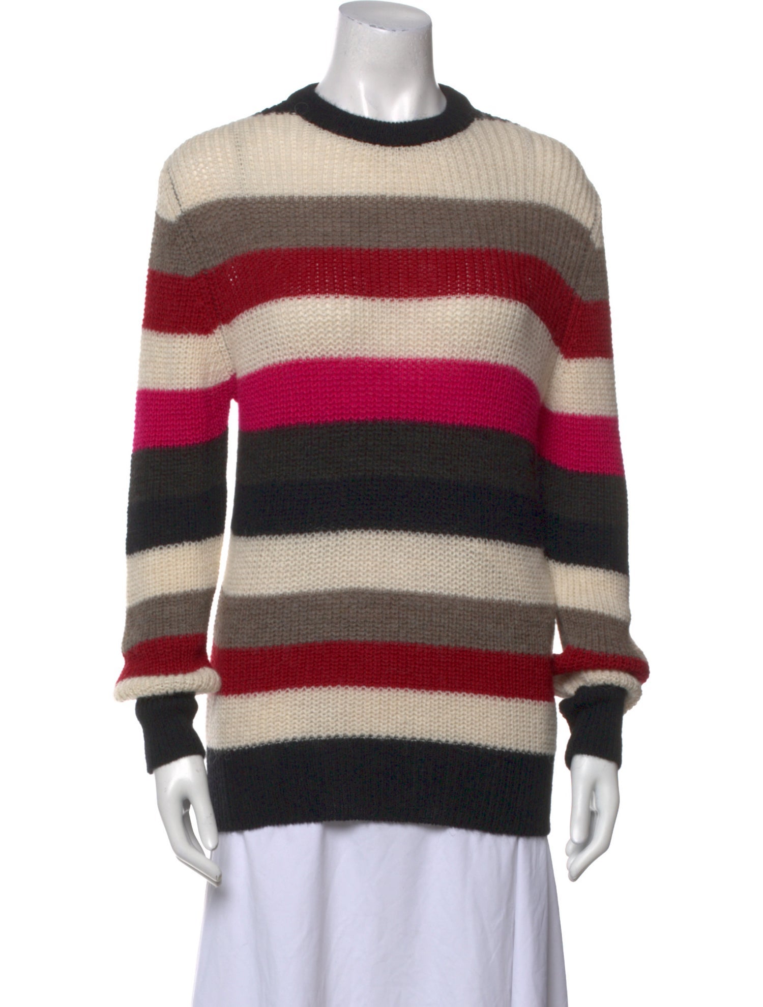 Iro Striped Crew Neck Sweater