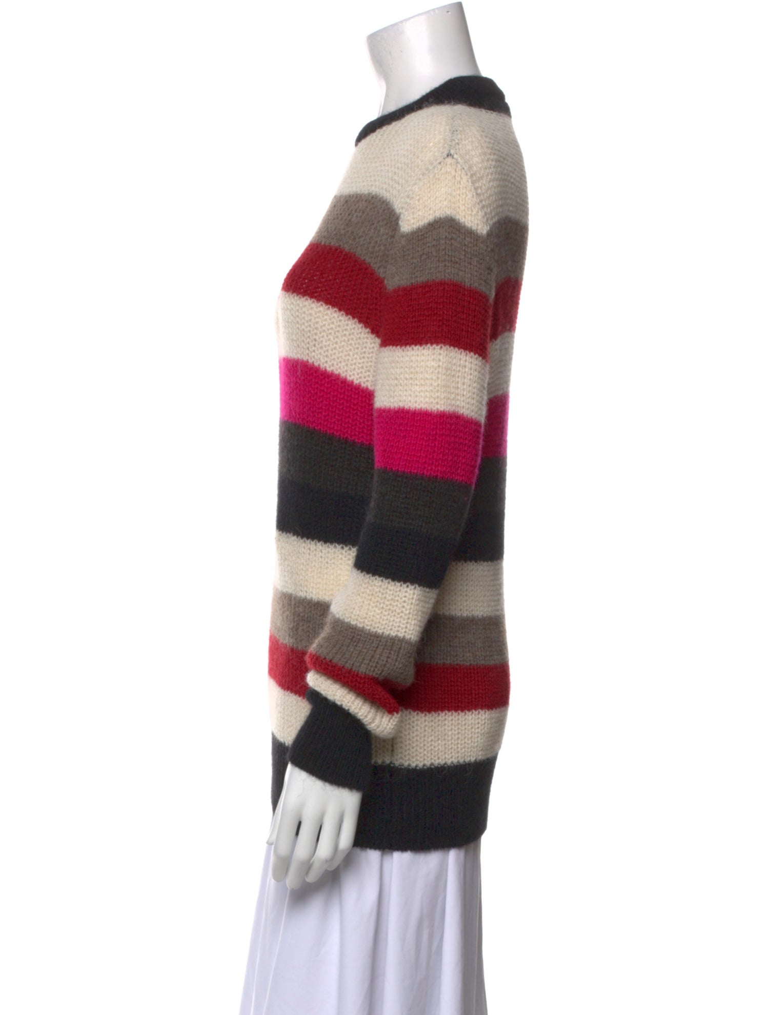 Iro Striped Crew Neck Sweater