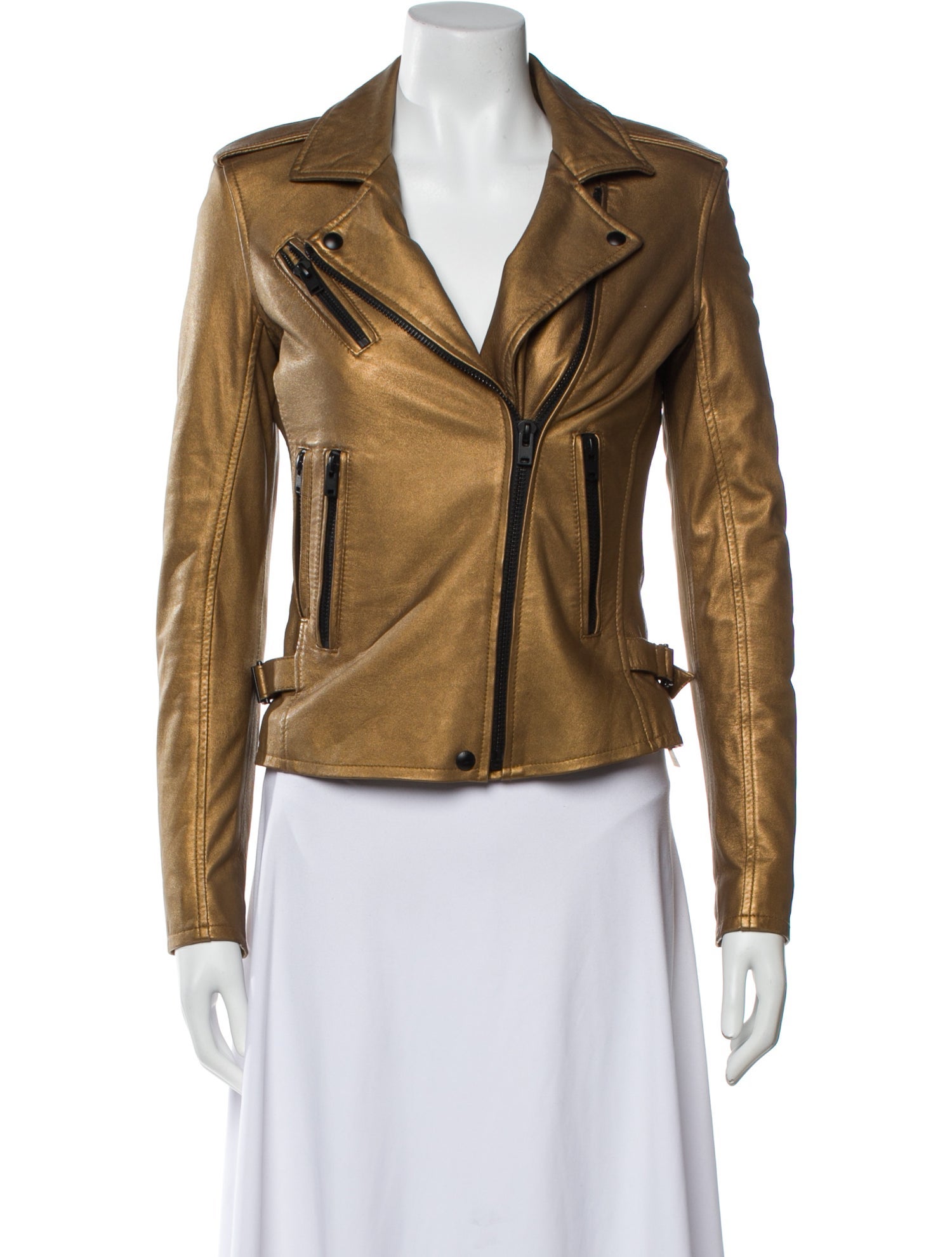 Iro Lamb Leather Biker Jacket