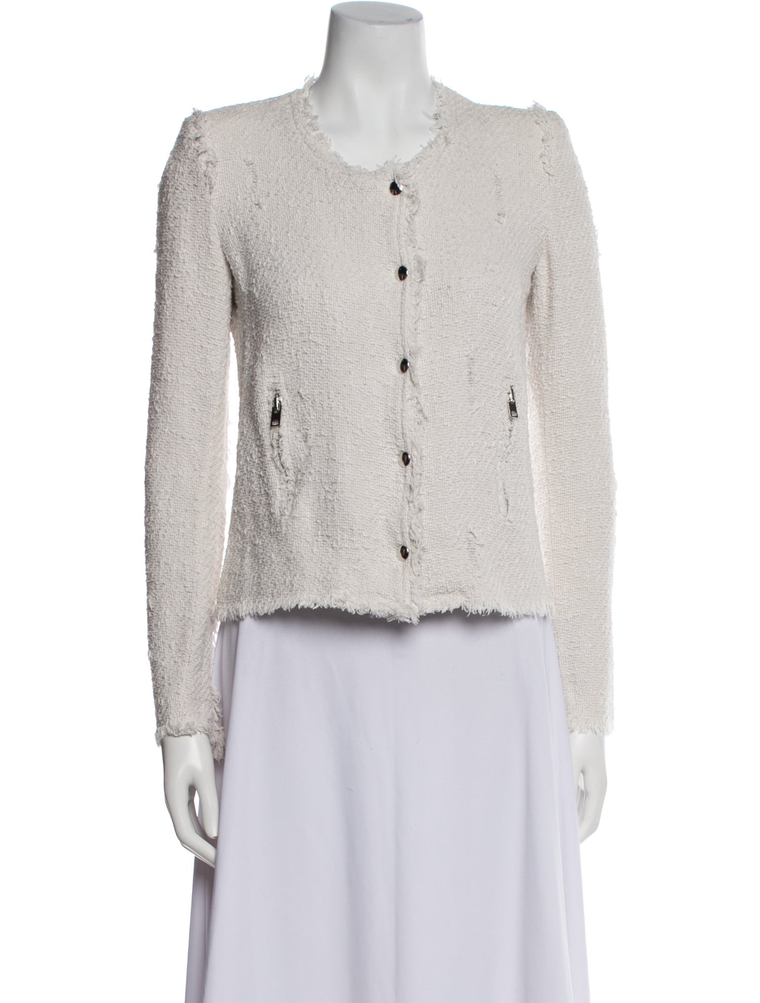 Iro Tweed Pattern Evening Jacket