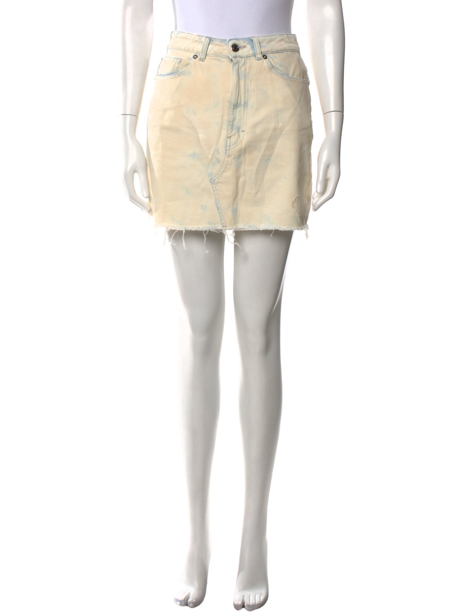 Iro Raw-Edge Trim Mini Skirt w/ Tags