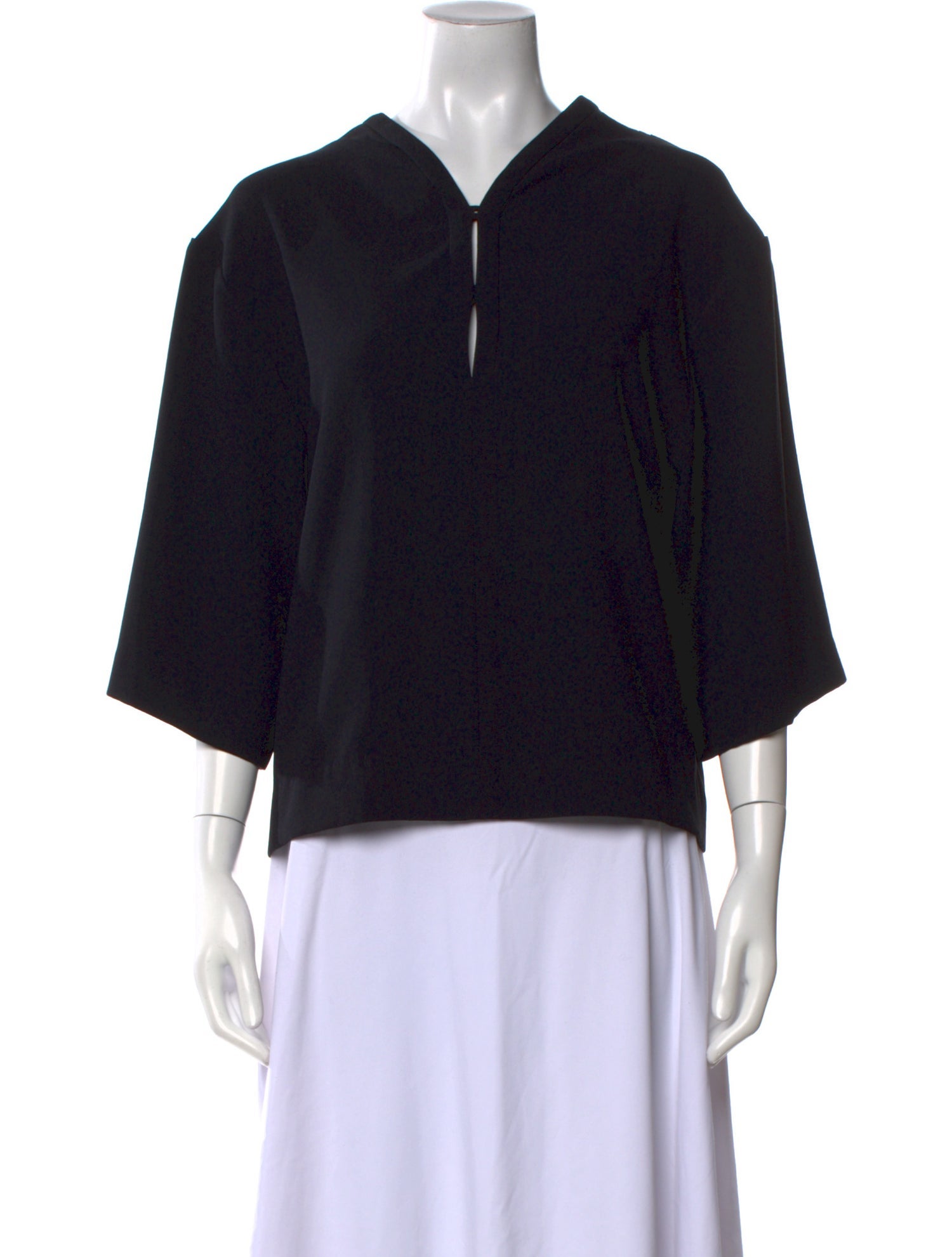 Iro V-Neck Three-Quarter Sleeve Blouse