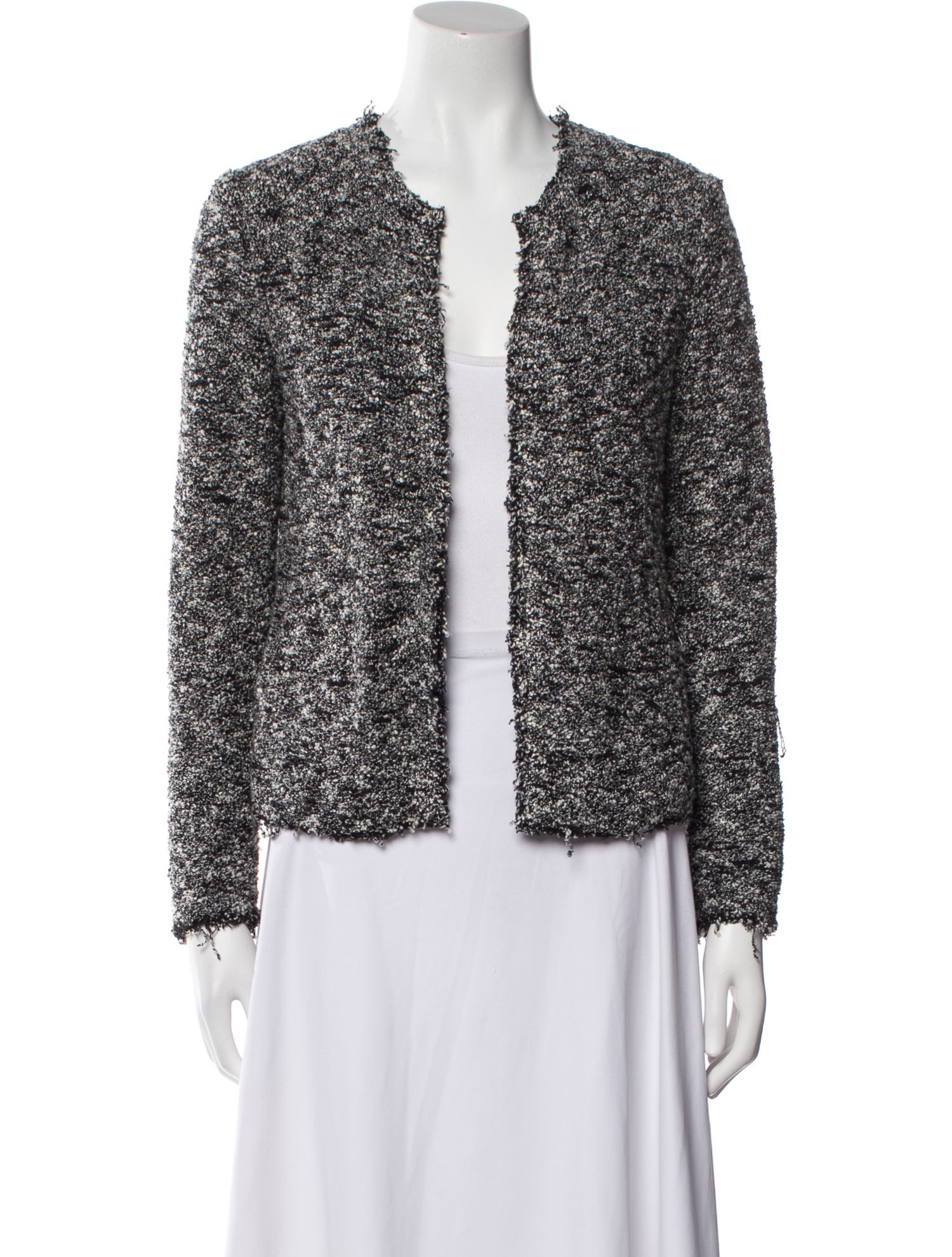 Iro Tweed Pattern Evening Jacket