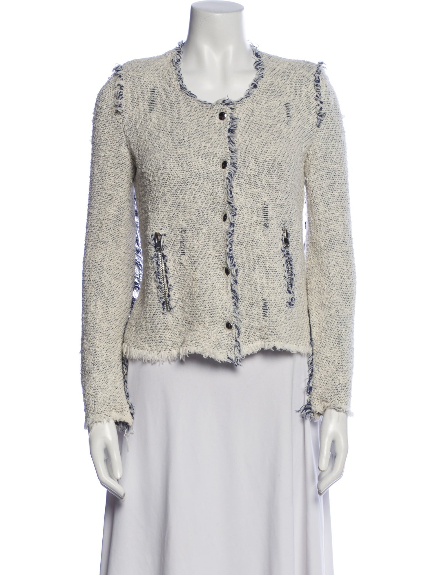 Iro Tweed Pattern Evening Jacket