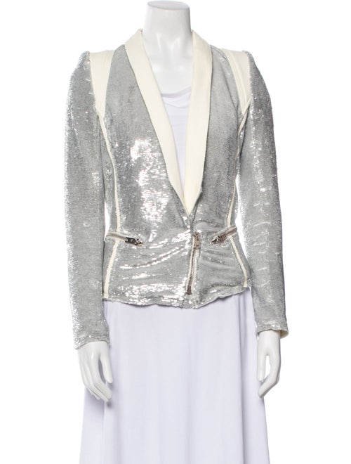 Iro Colorblock Pattern Evening Jacket