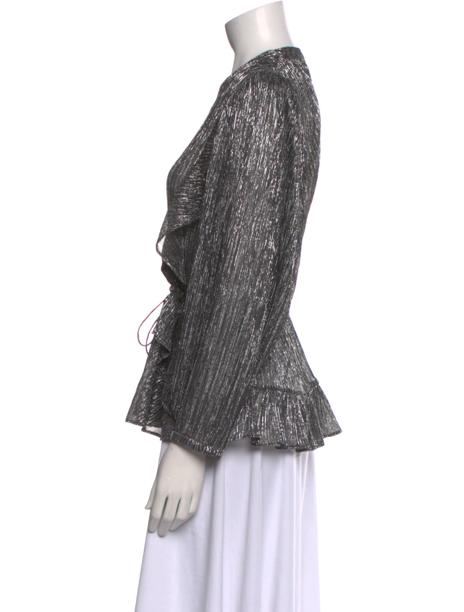 Iro Printed V-Neck Blouse