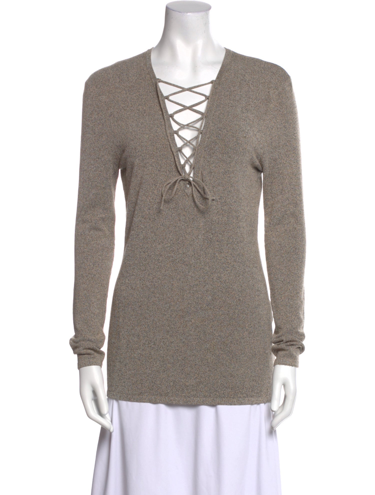 Iro V-Neck Long Sleeve Top