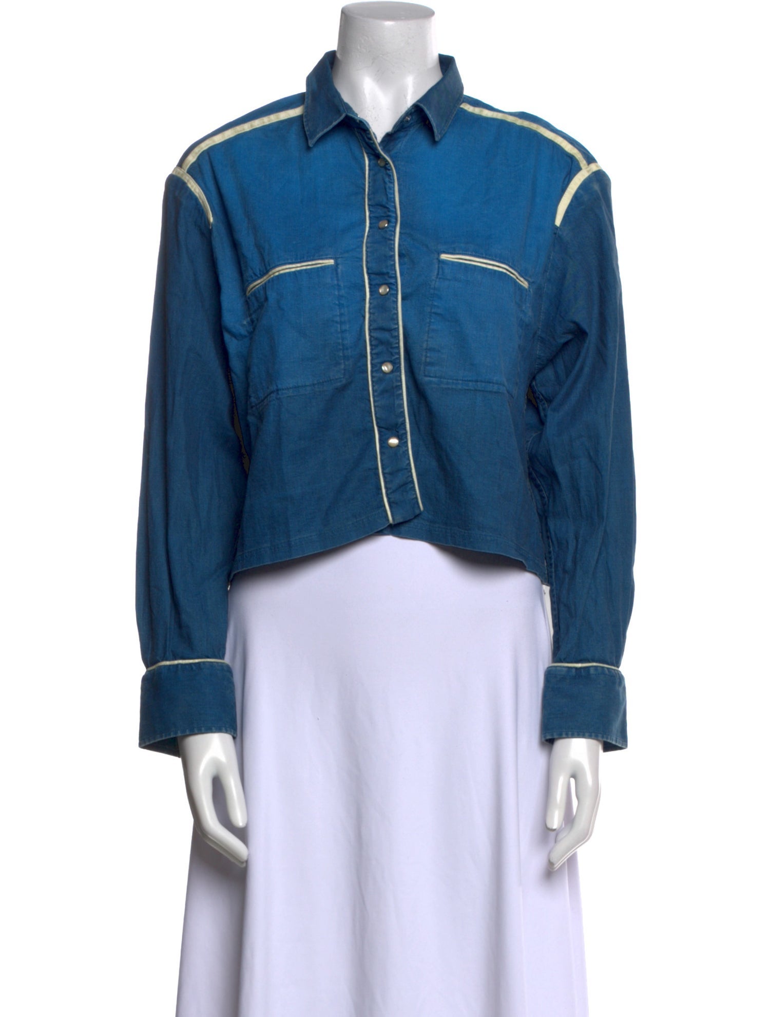 Iro Long Sleeve Crop Top