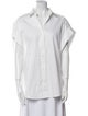 Iro Short Sleeve Button-Up Top