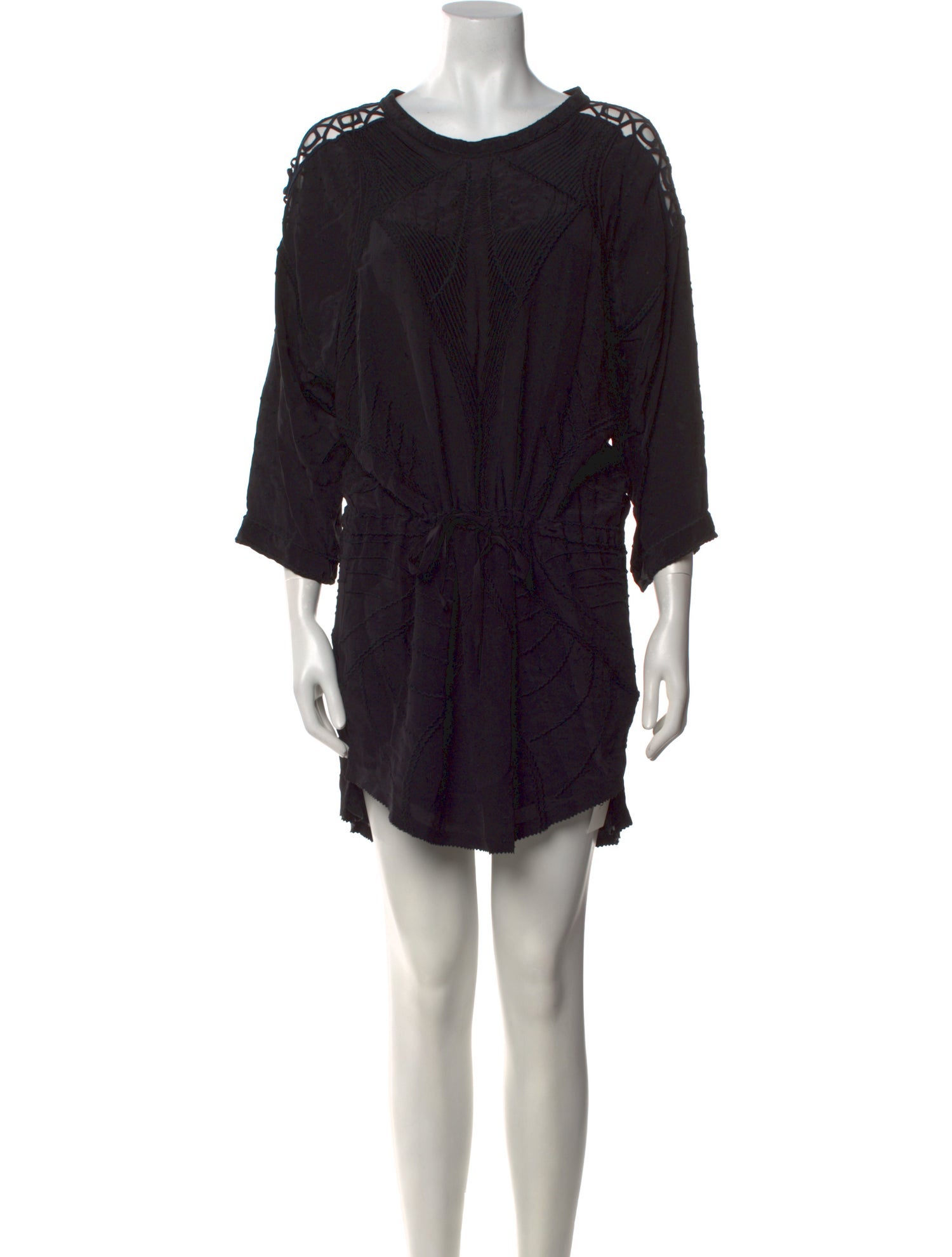 Iro Scoop Neck Mini Dress