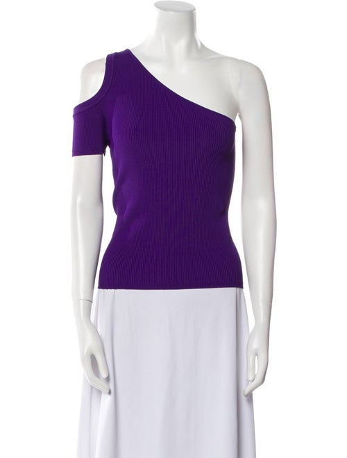 Iro One-Shoulder Short Sleeve Top