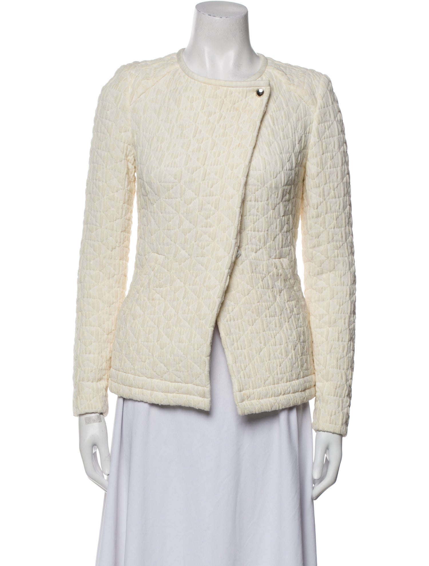 Iro Tweed Pattern Evening Jacket