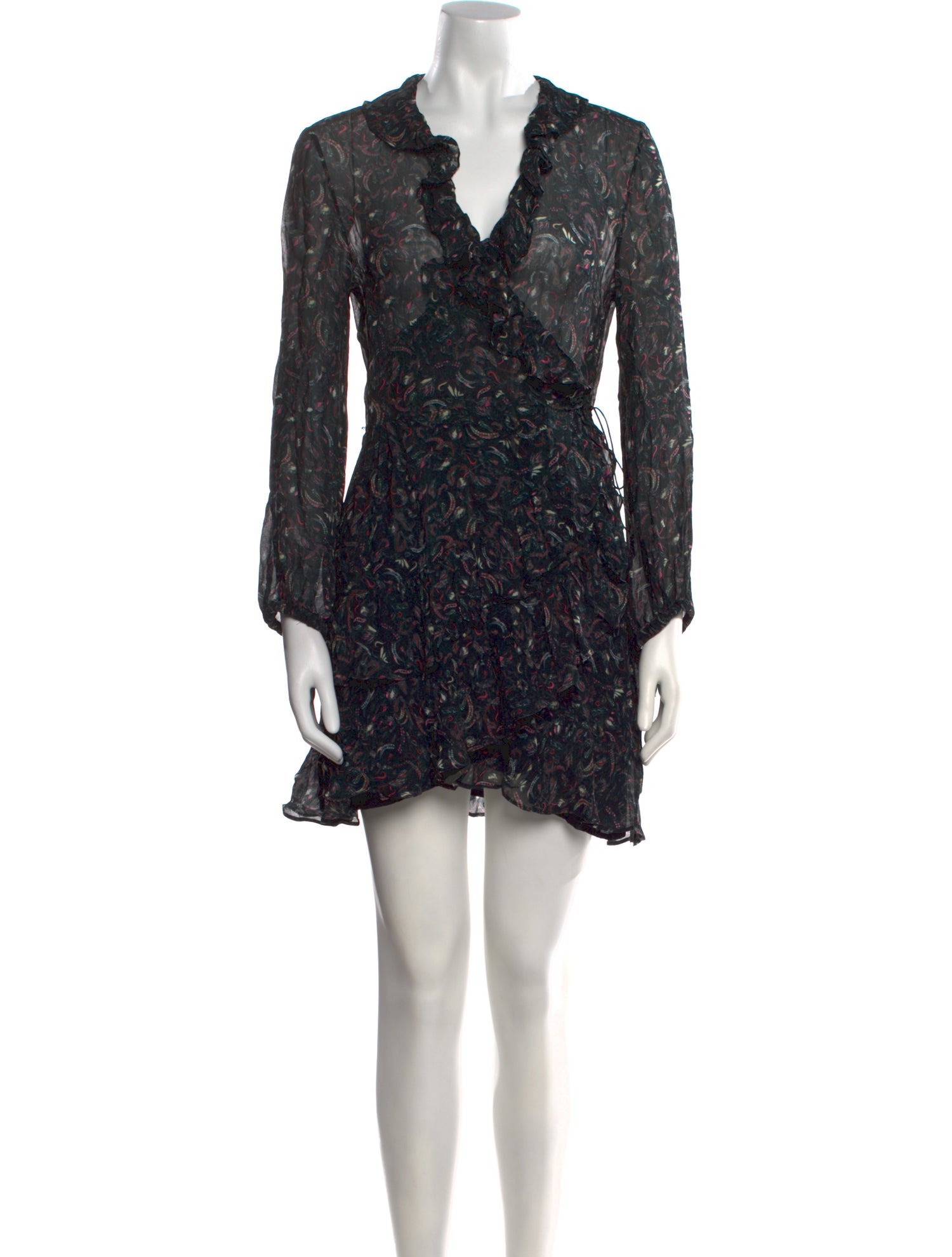 Iro Printed Mini Dress