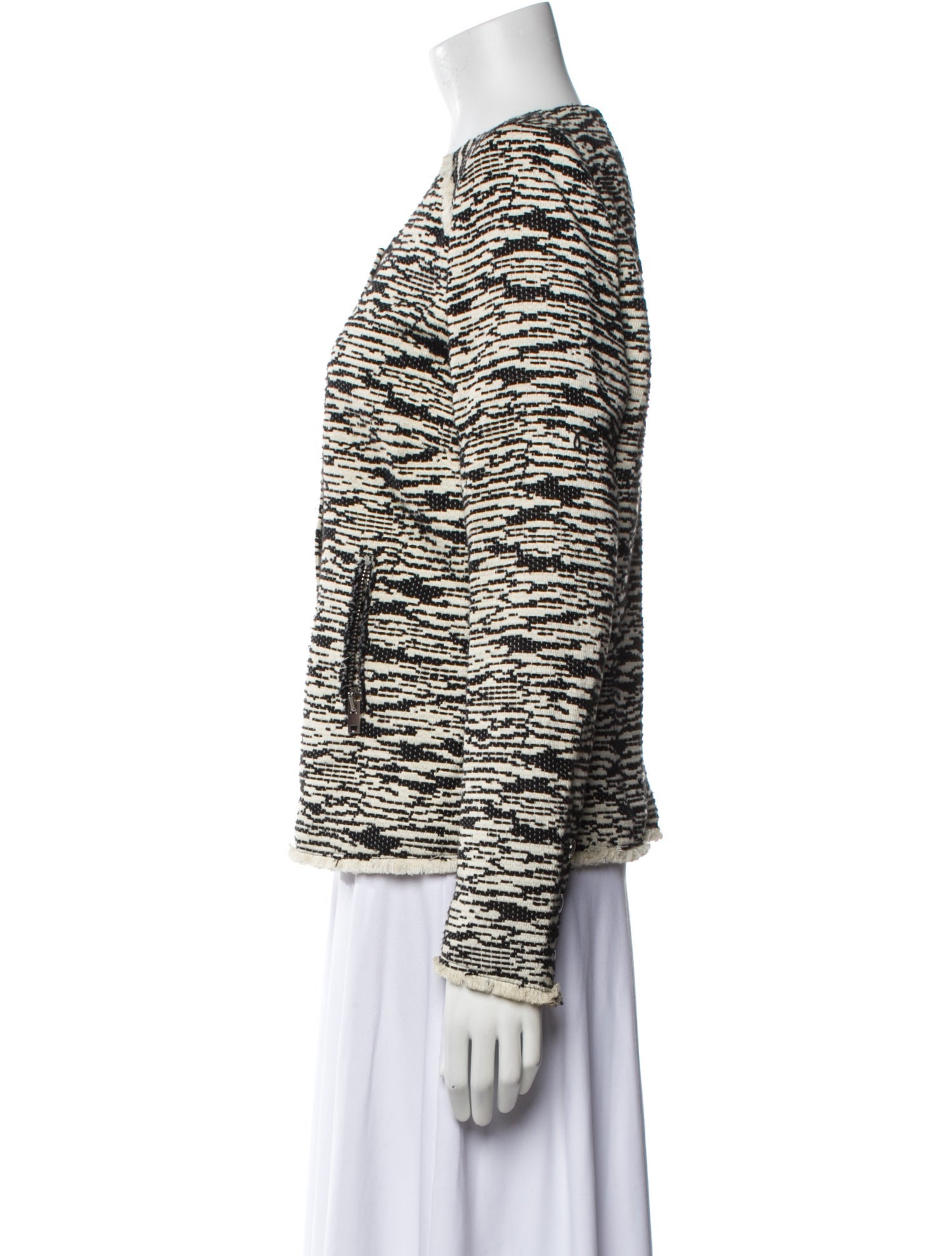 Iro Tweed Pattern Evening Jacket