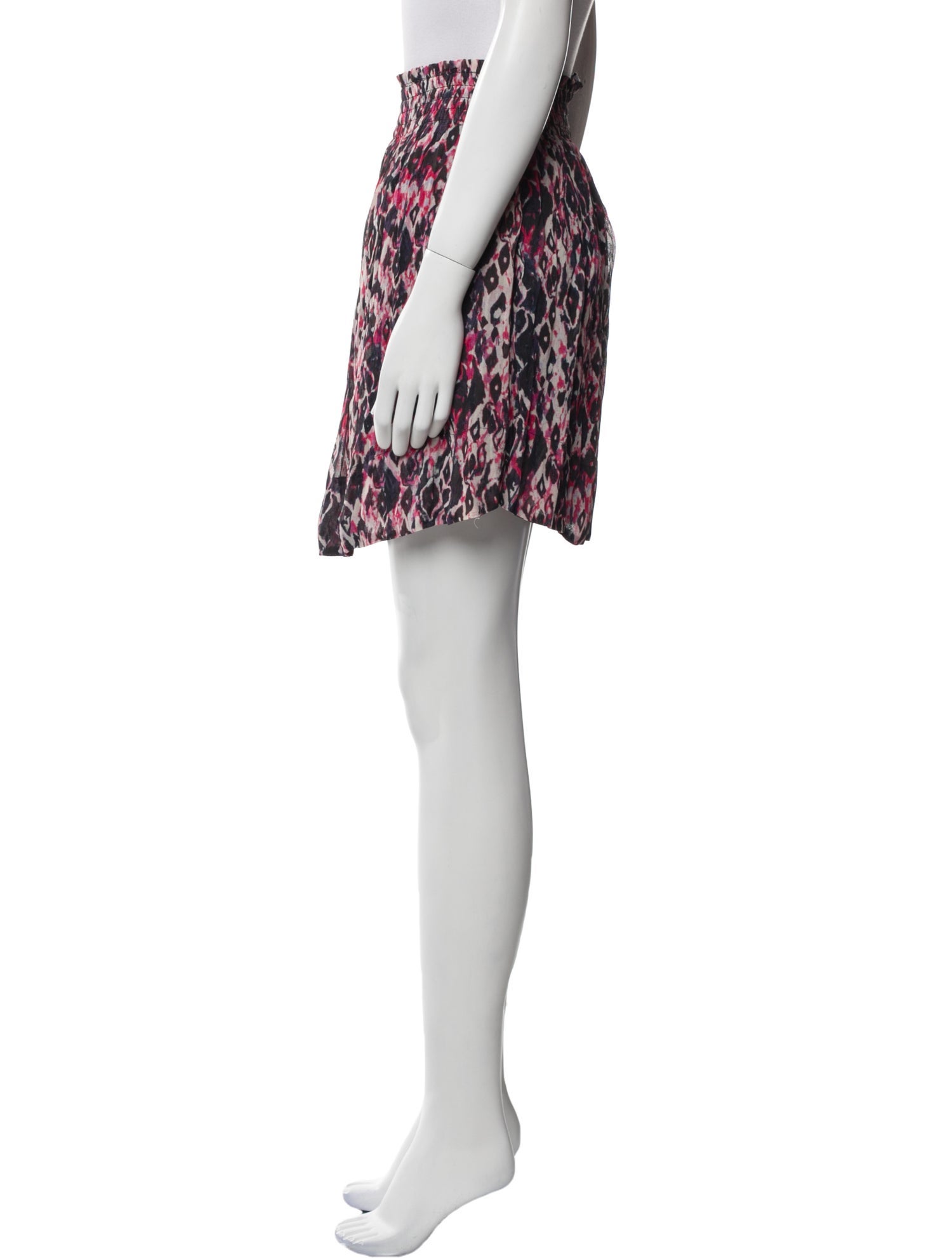 Iro Printed Mini Skirt