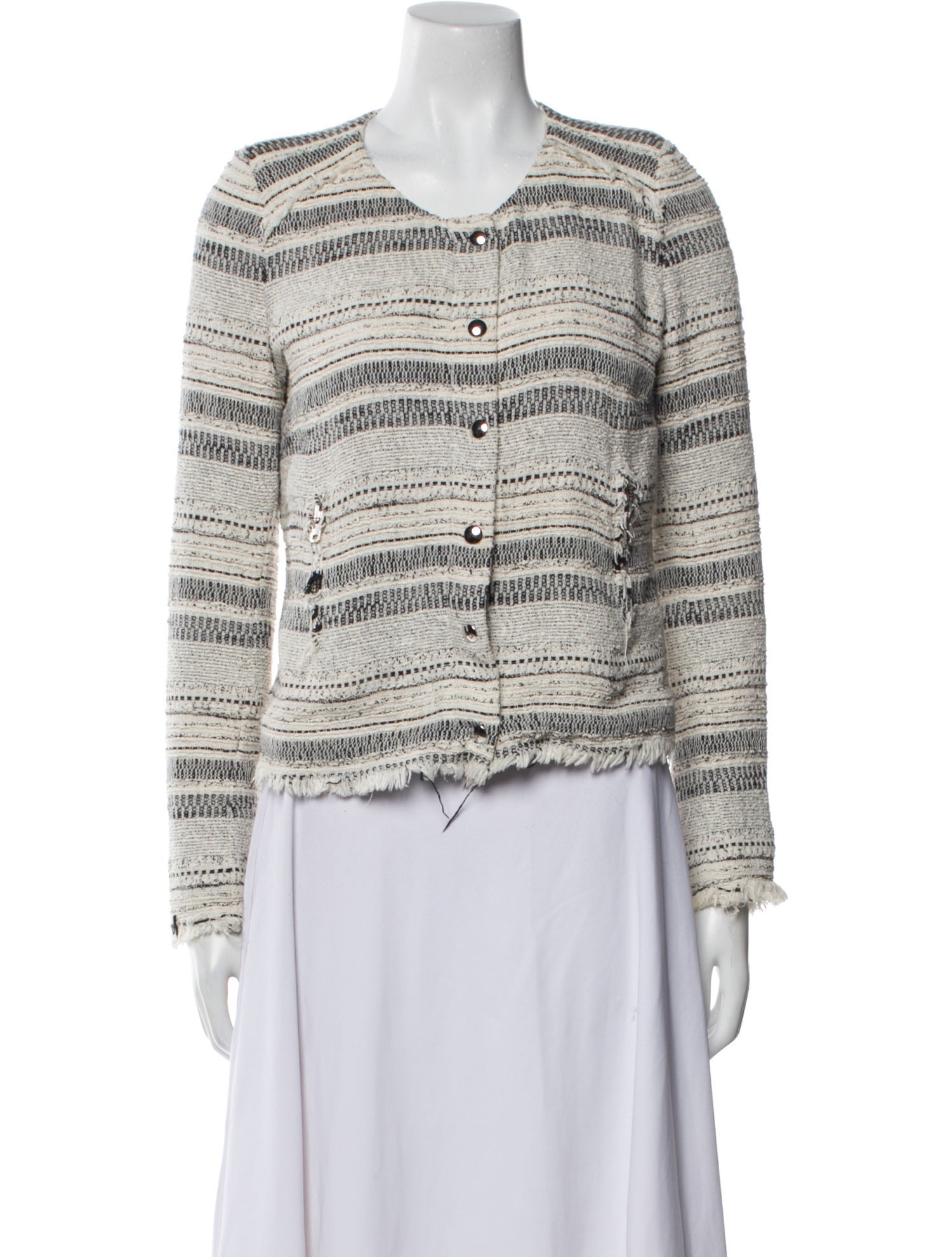 Iro Tweed Pattern Evening Jacket