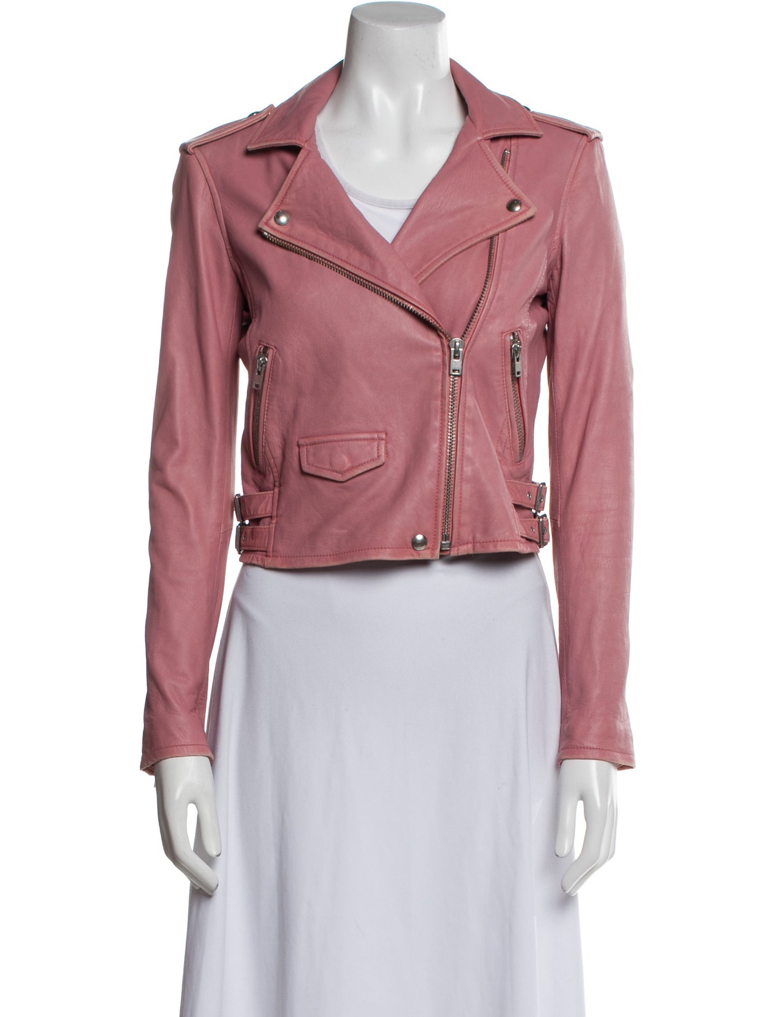 Iro Lamb Leather Biker Jacket