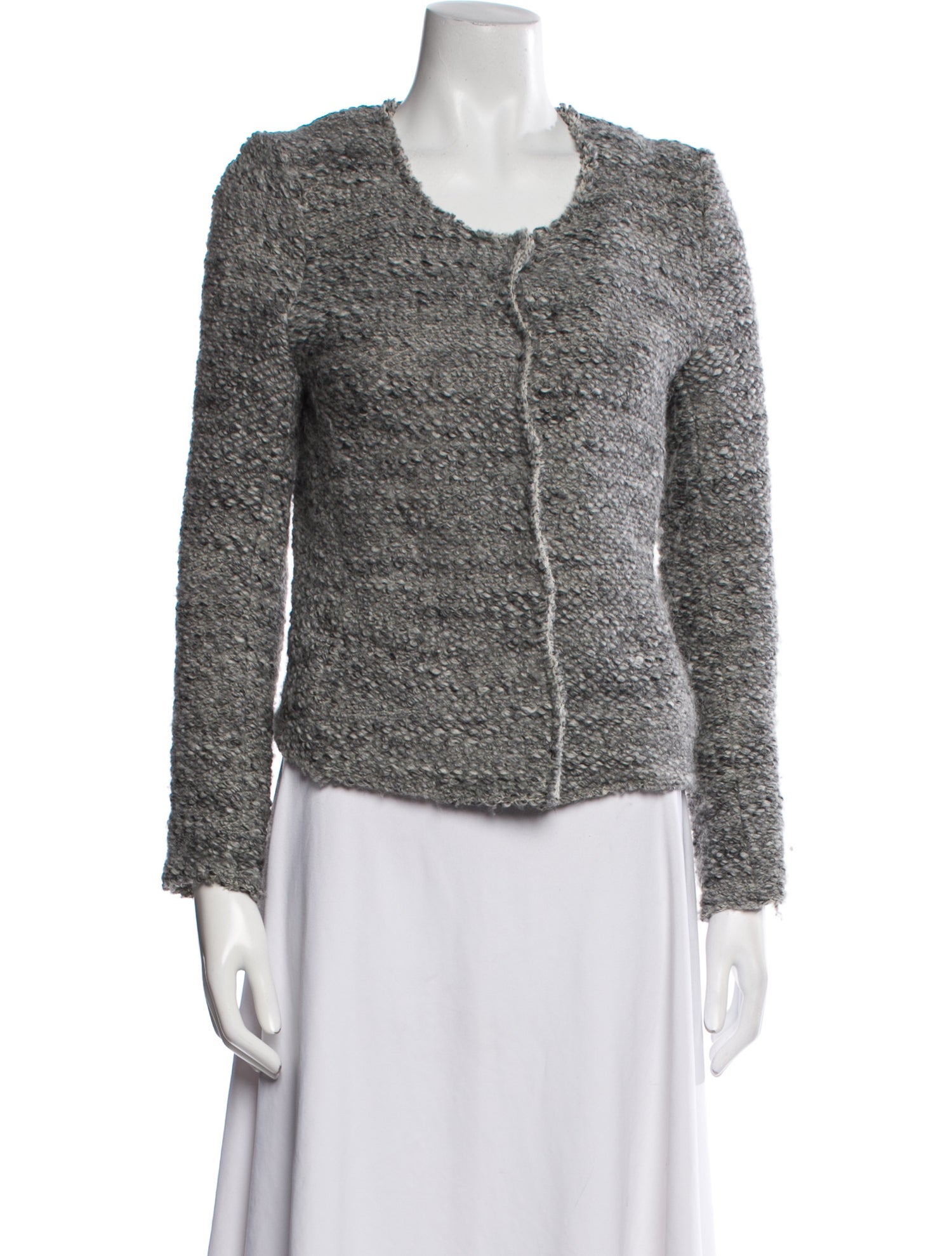 Iro Wool Tweed Pattern Evening Jacket