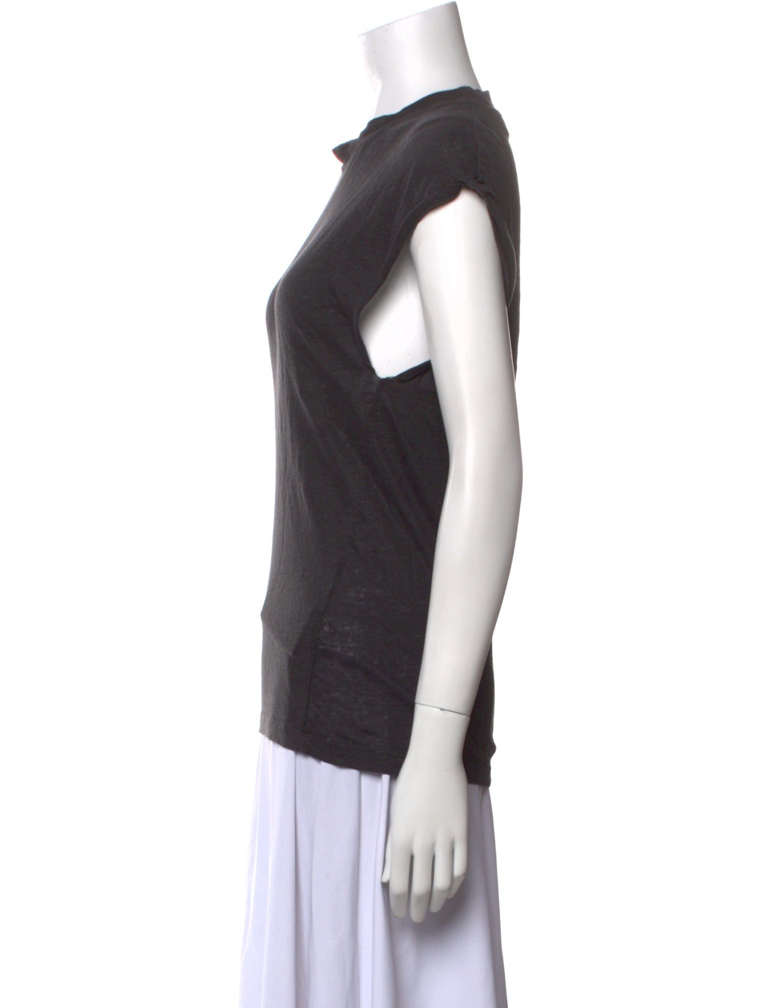 Iro Linen Crew Neck T-Shirt