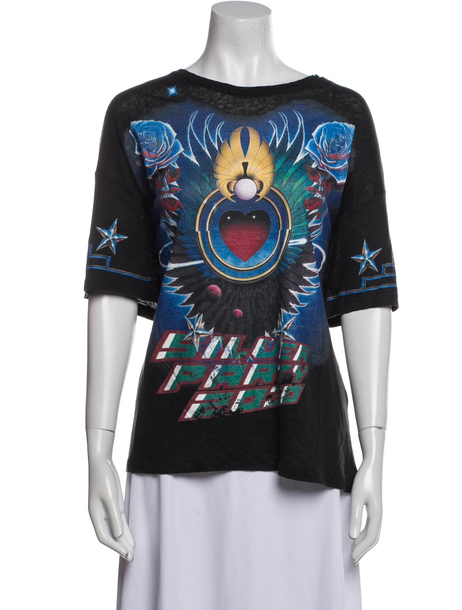 Iro Linen Graphic Print T-Shirt