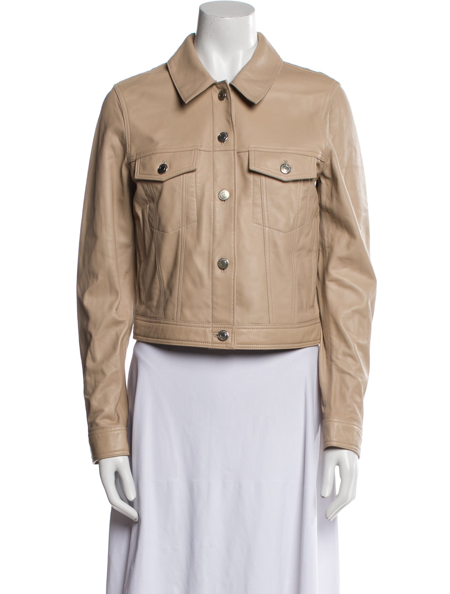 Iro Lamb Leather Utility Jacket