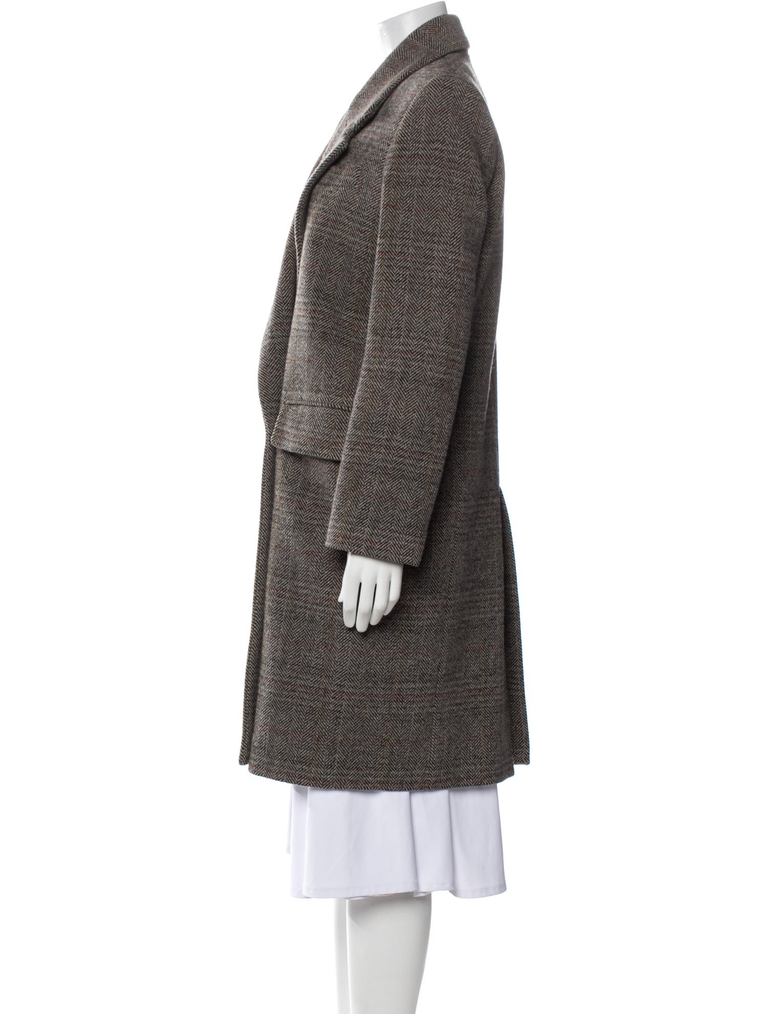 Iro Virgin Wool Printed Coat