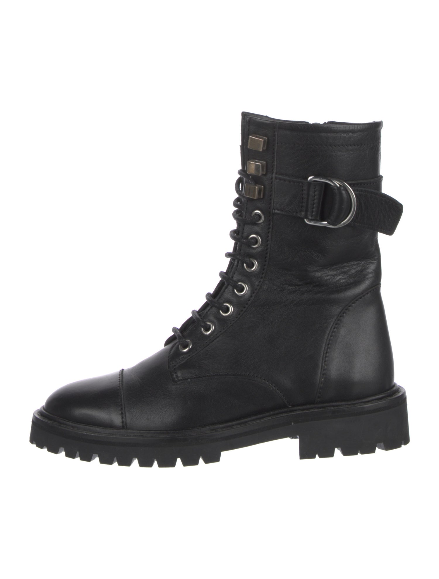 Iro Leather Combat Boots