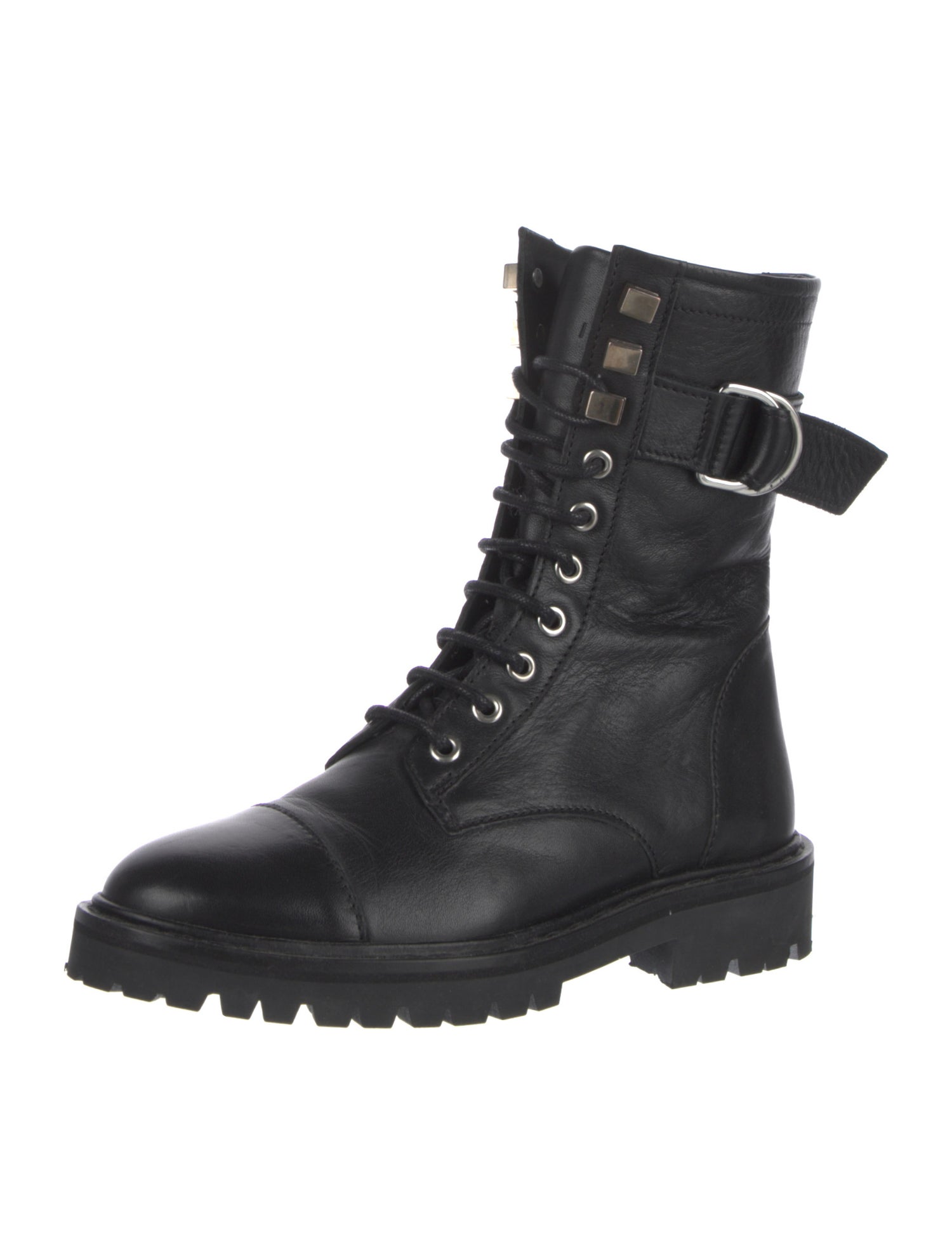 Iro Leather Combat Boots