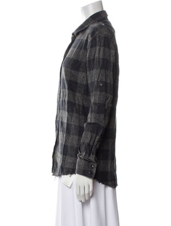 Iro Plaid Print Jacket
