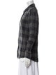 Iro Plaid Print Jacket