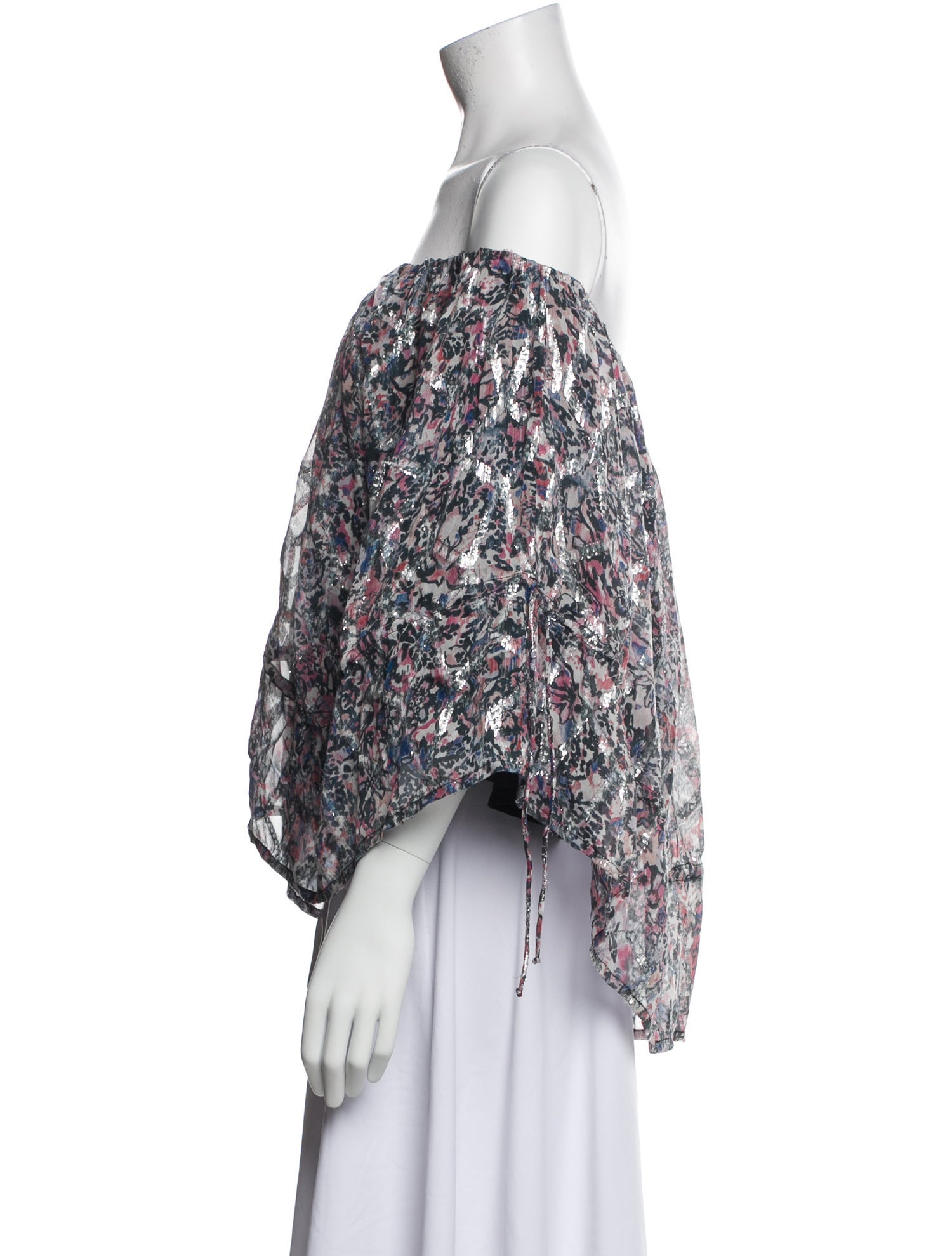 Iro Silk Floral Print Blouse w/ Tags
