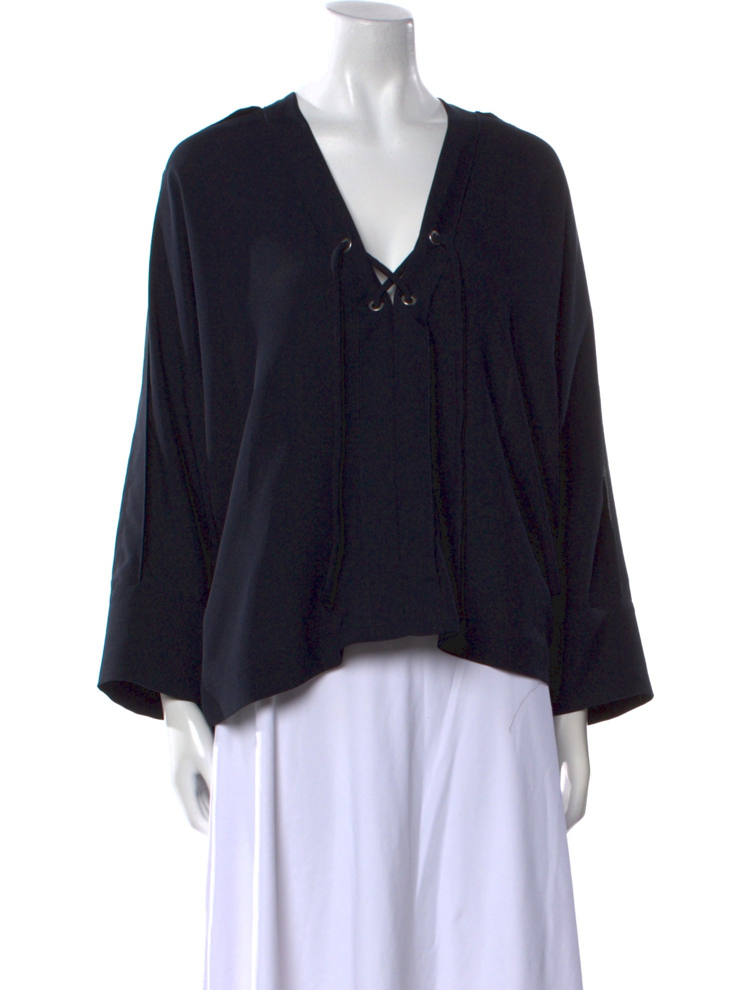 Iro V-Neck Long Sleeve Blouse