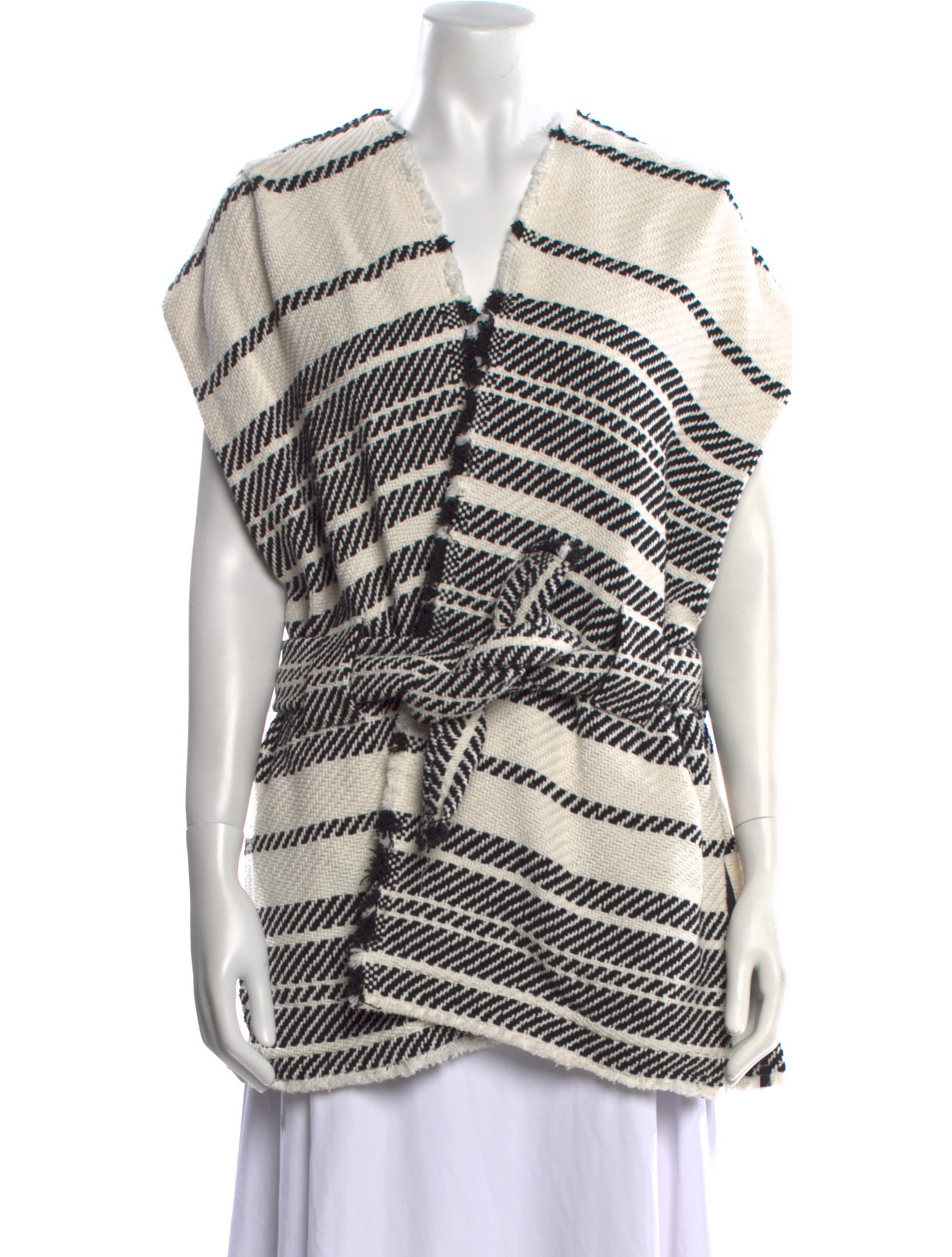 Iro Striped V-Neck Sweater