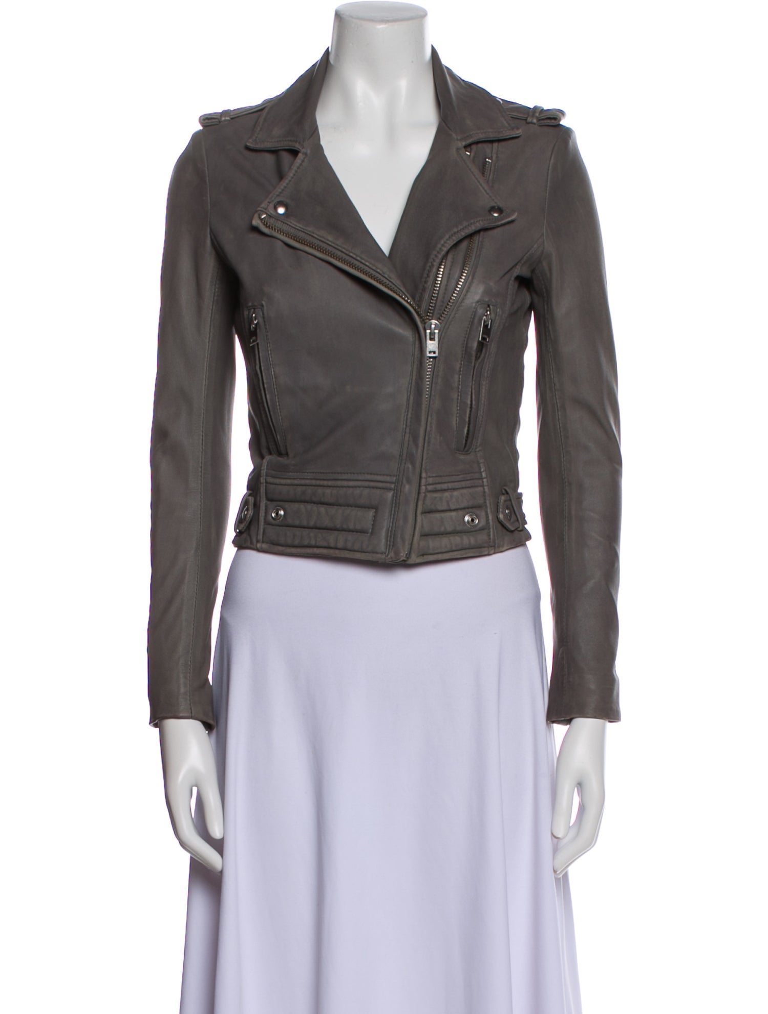 Iro Lamb Leather Biker Jacket