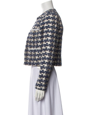 Iro Tweed Pattern Evening Jacket