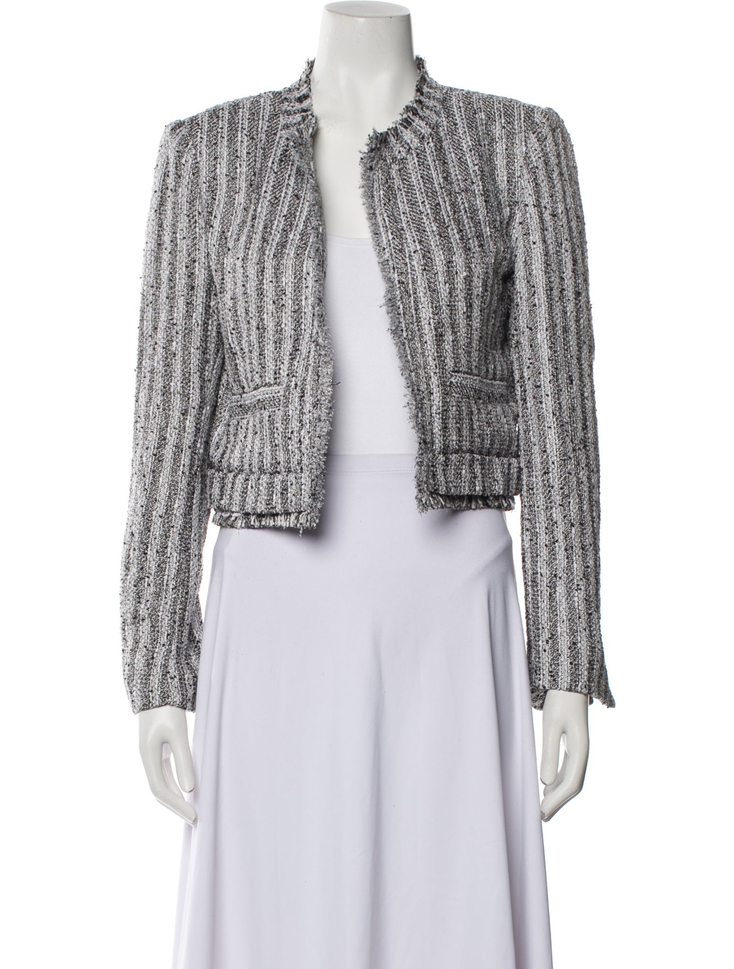 Iro Tweed Pattern Evening Jacket