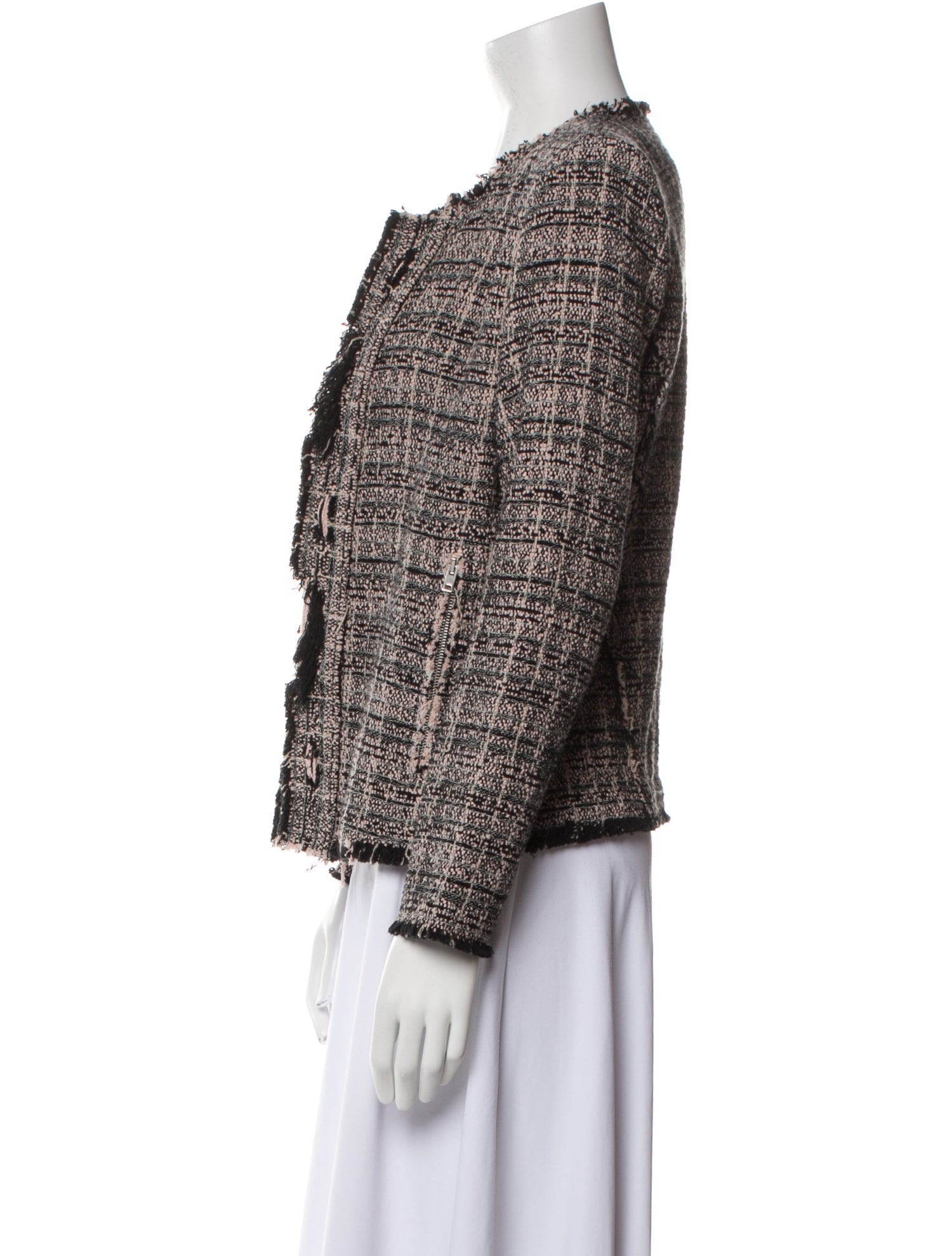 Iro Tweed Pattern Evening Jacket