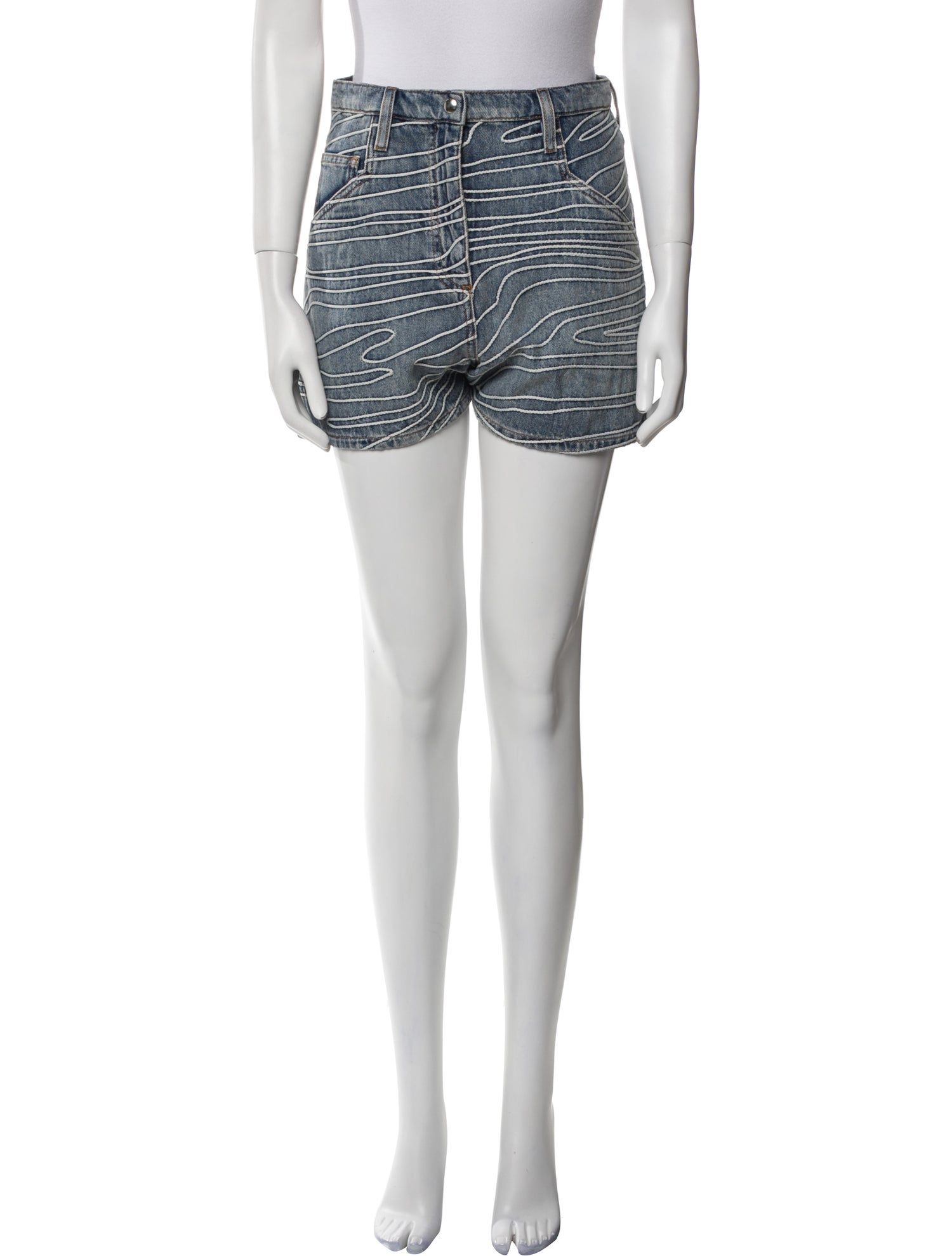 Iro Striped Mini Shorts w/ Tags