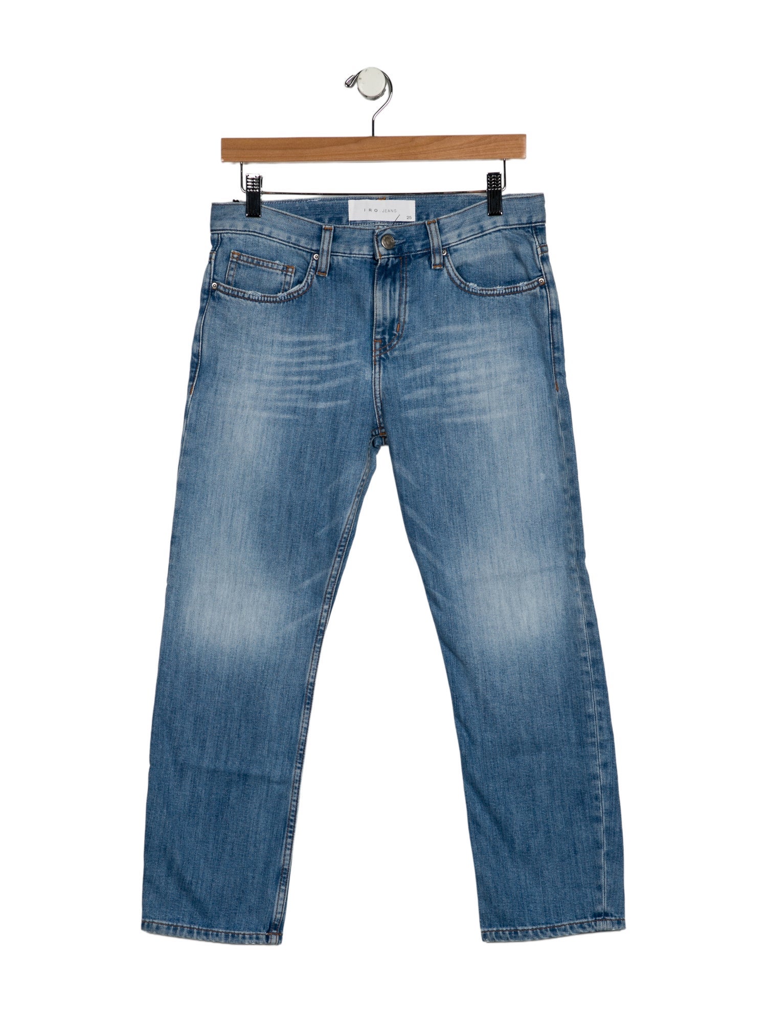 Iro Mid-Rise Straight Leg Jeans