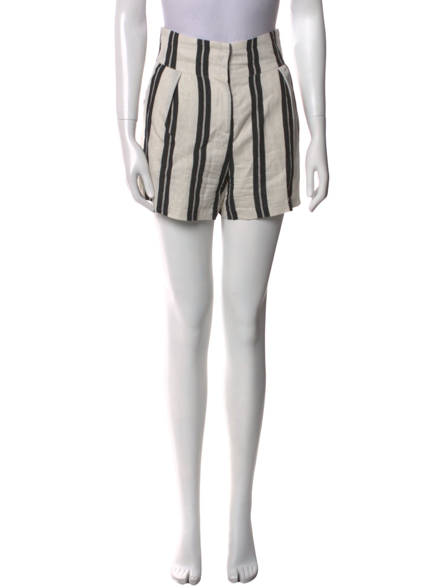 Iro Striped Mini Shorts