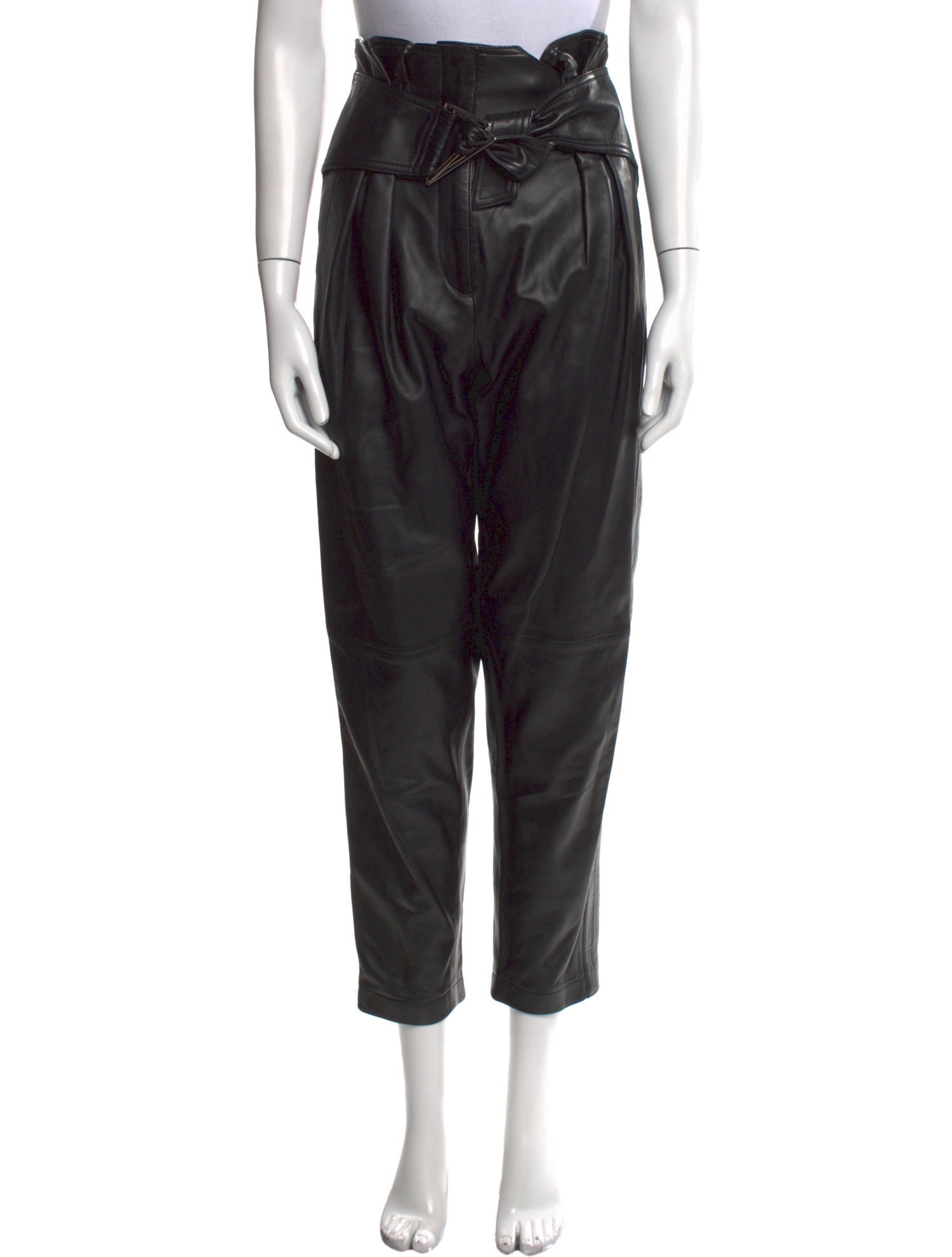 Iro Lamb Leather Straight Leg Pants