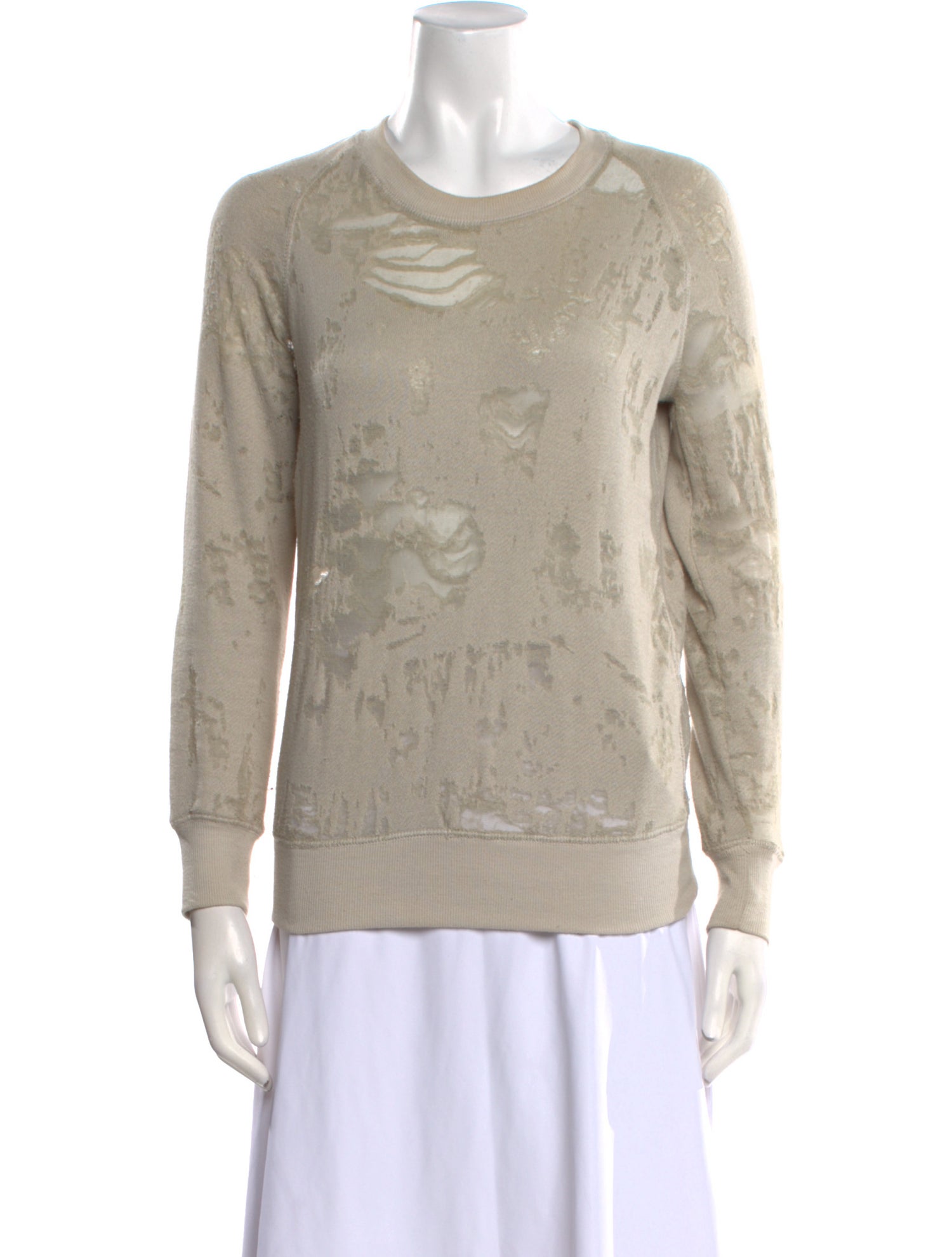 Iro Crew Neck Long Sleeve Sweatshirt